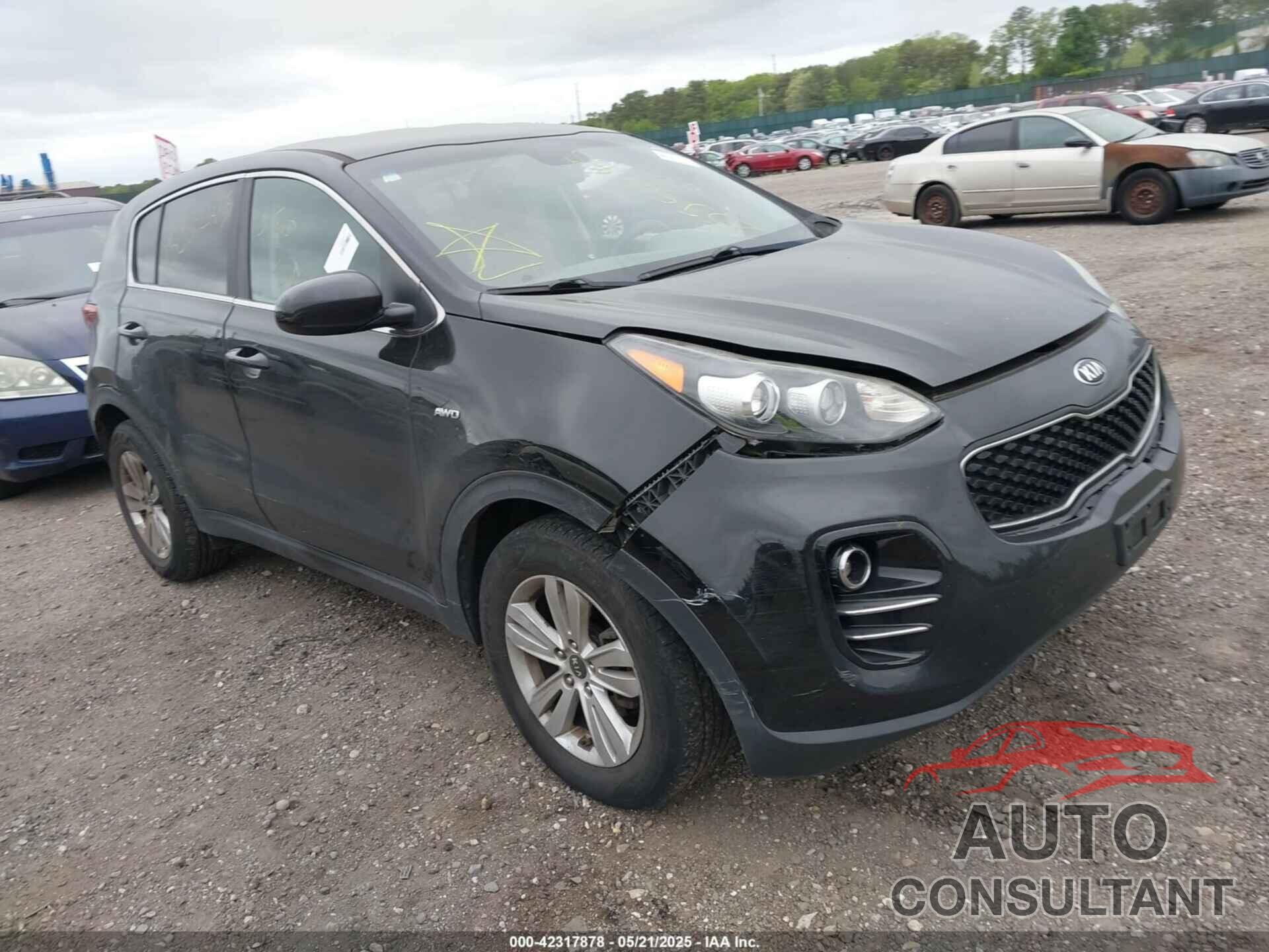 KIA SPORTAGE 2017 - KNDPMCAC6H7186160