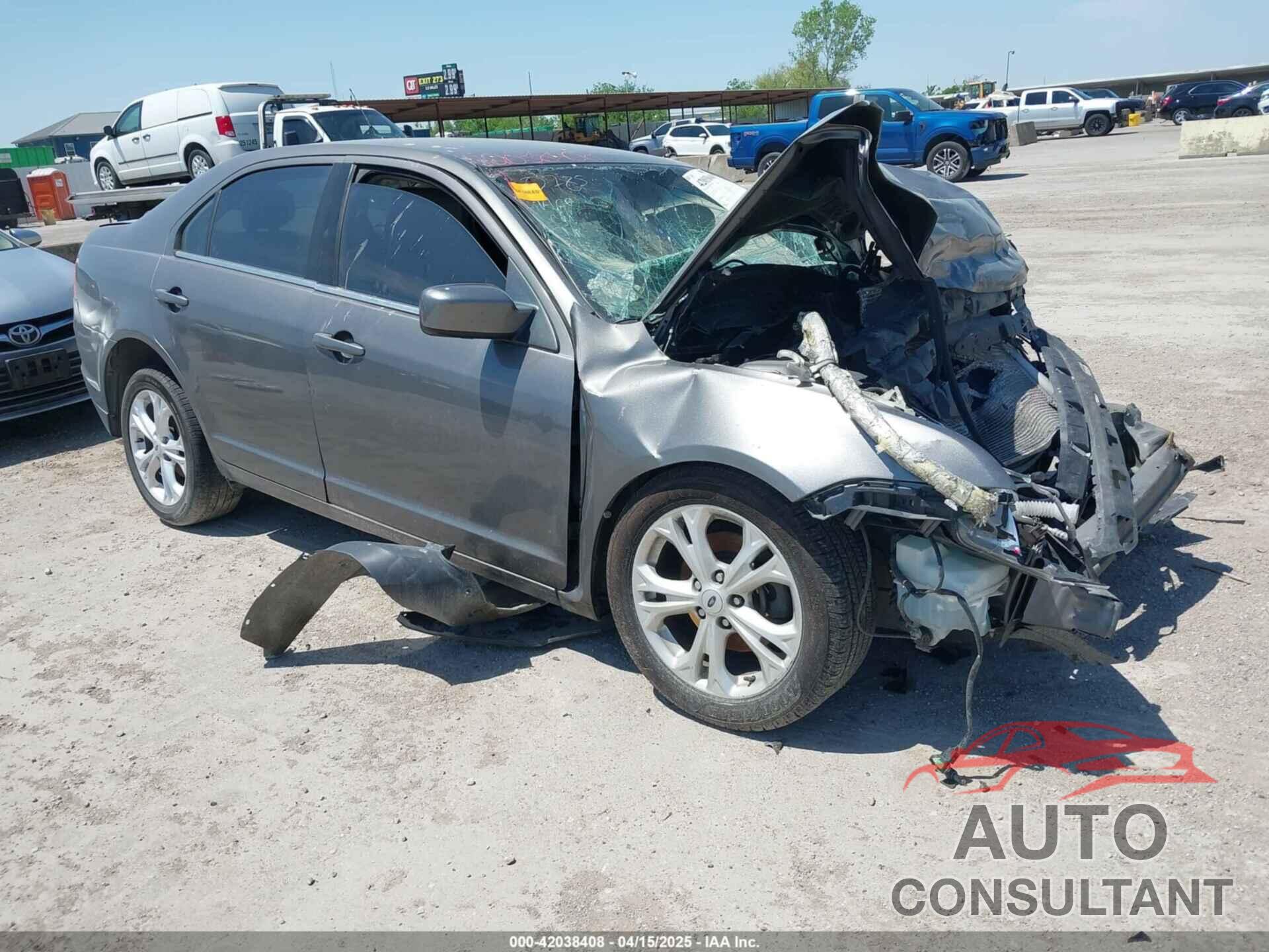 FORD FUSION 2012 - 3FAHP0HA8CR217821