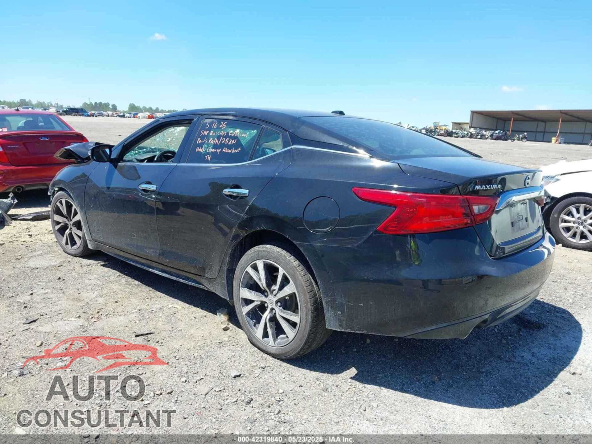 NISSAN MAXIMA 2017 - 1N4AA6AP1HC402111