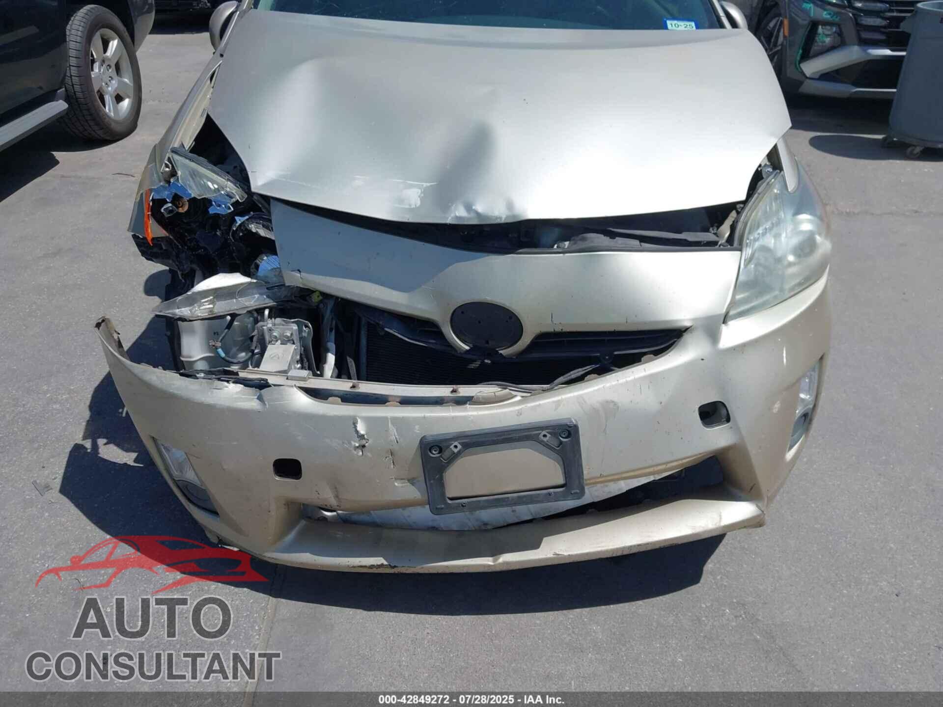 TOYOTA PRIUS 2010 - JTDKN3DU8A0243596