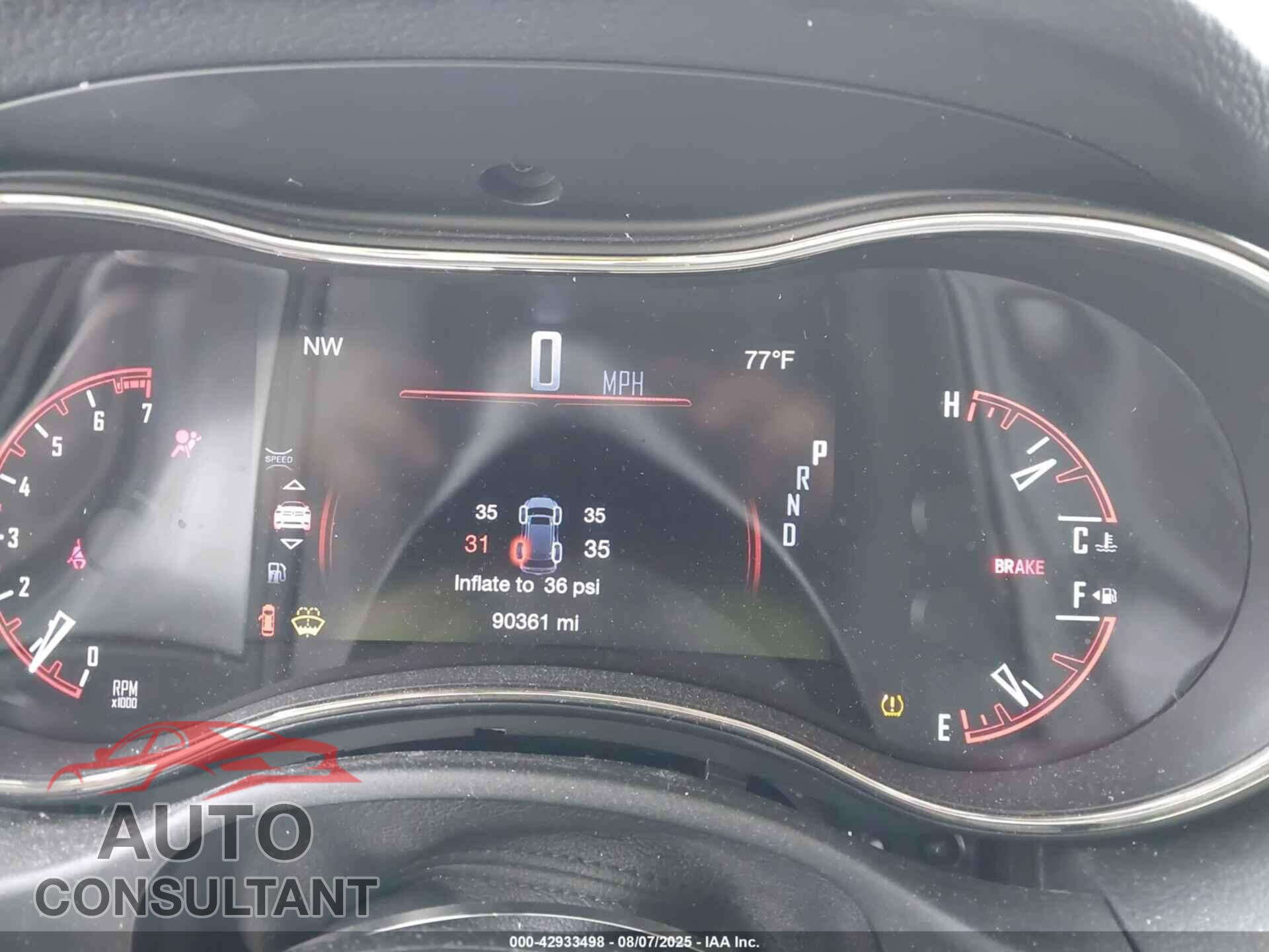 DODGE DURANGO 2019 - 1C4RDJDG7KC848130