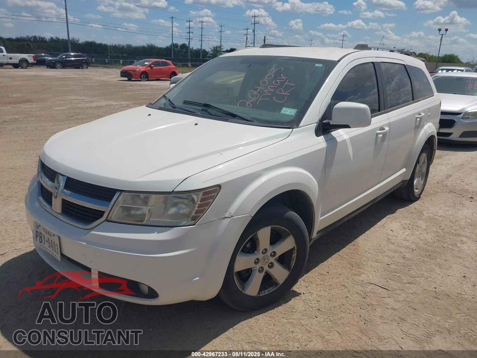 DODGE JOURNEY 2010 - 3D4PG5FV3AT204003