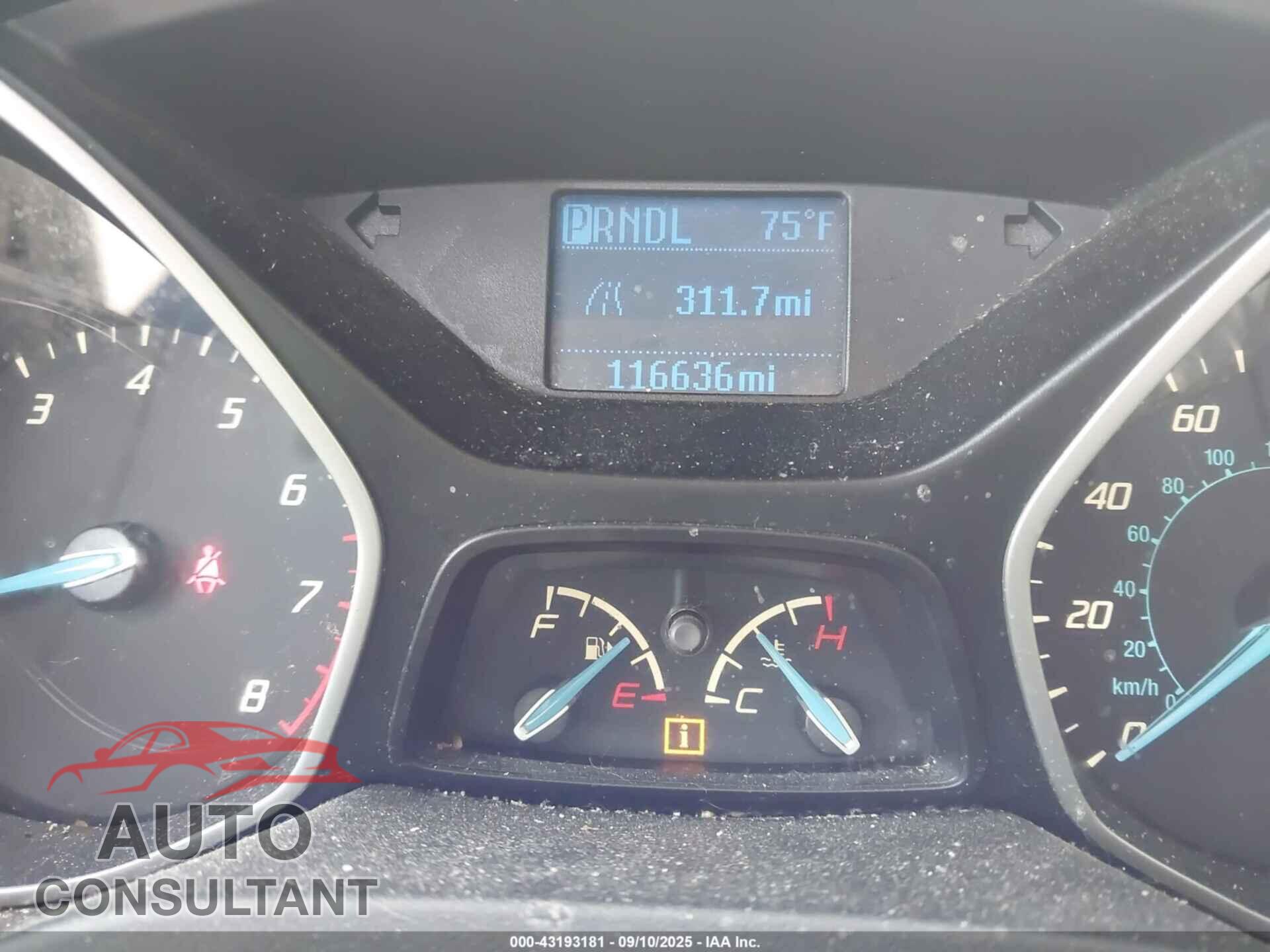 FORD FOCUS 2013 - 1FADP3E25DL358519