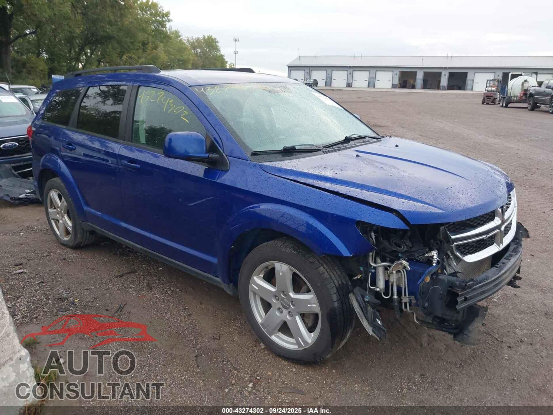 DODGE JOURNEY 2012 - 3C4PDCBG3CT369070