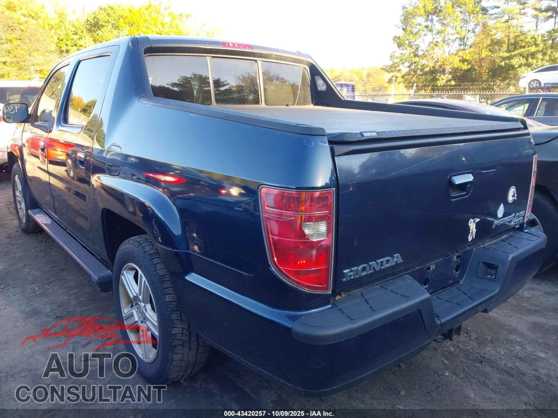 HONDA RIDGELINE 2011 - 5FPYK1F53BB002293