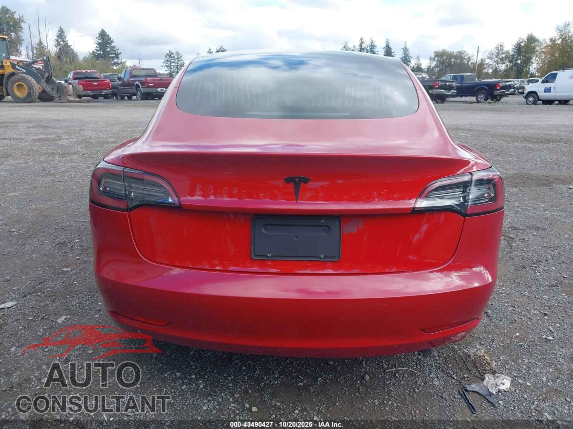 TESLA MODEL 3 2020 - 5YJ3E1EA8LF606593