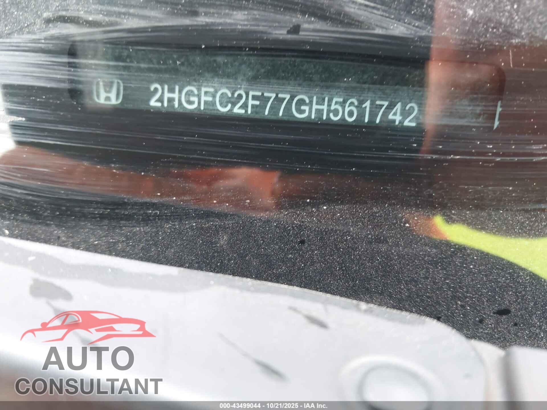 HONDA CIVIC 2016 - 2HGFC2F77GH561742