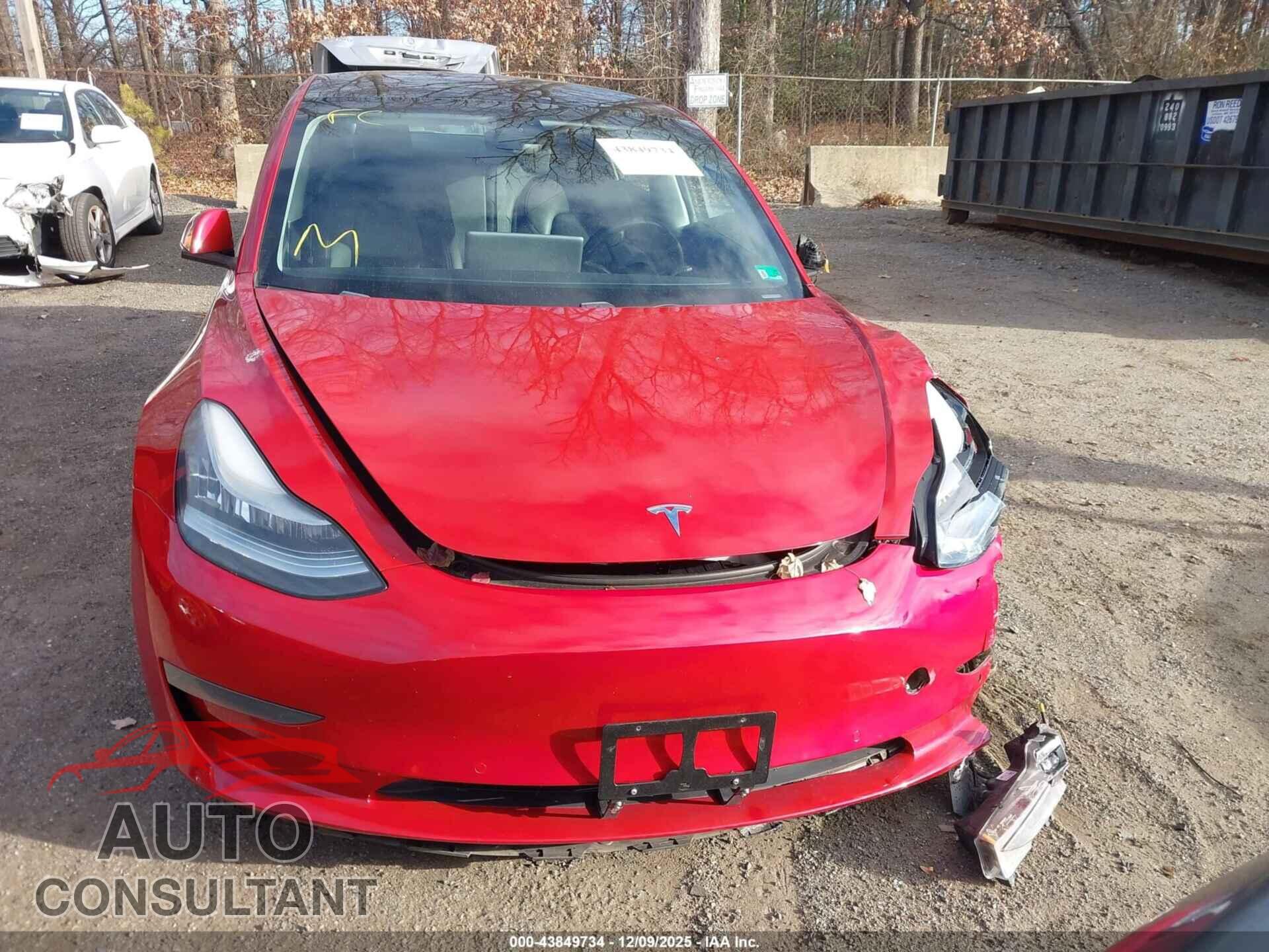 TESLA MODEL 3 2019 - 5YJ3E1EA2KF411538