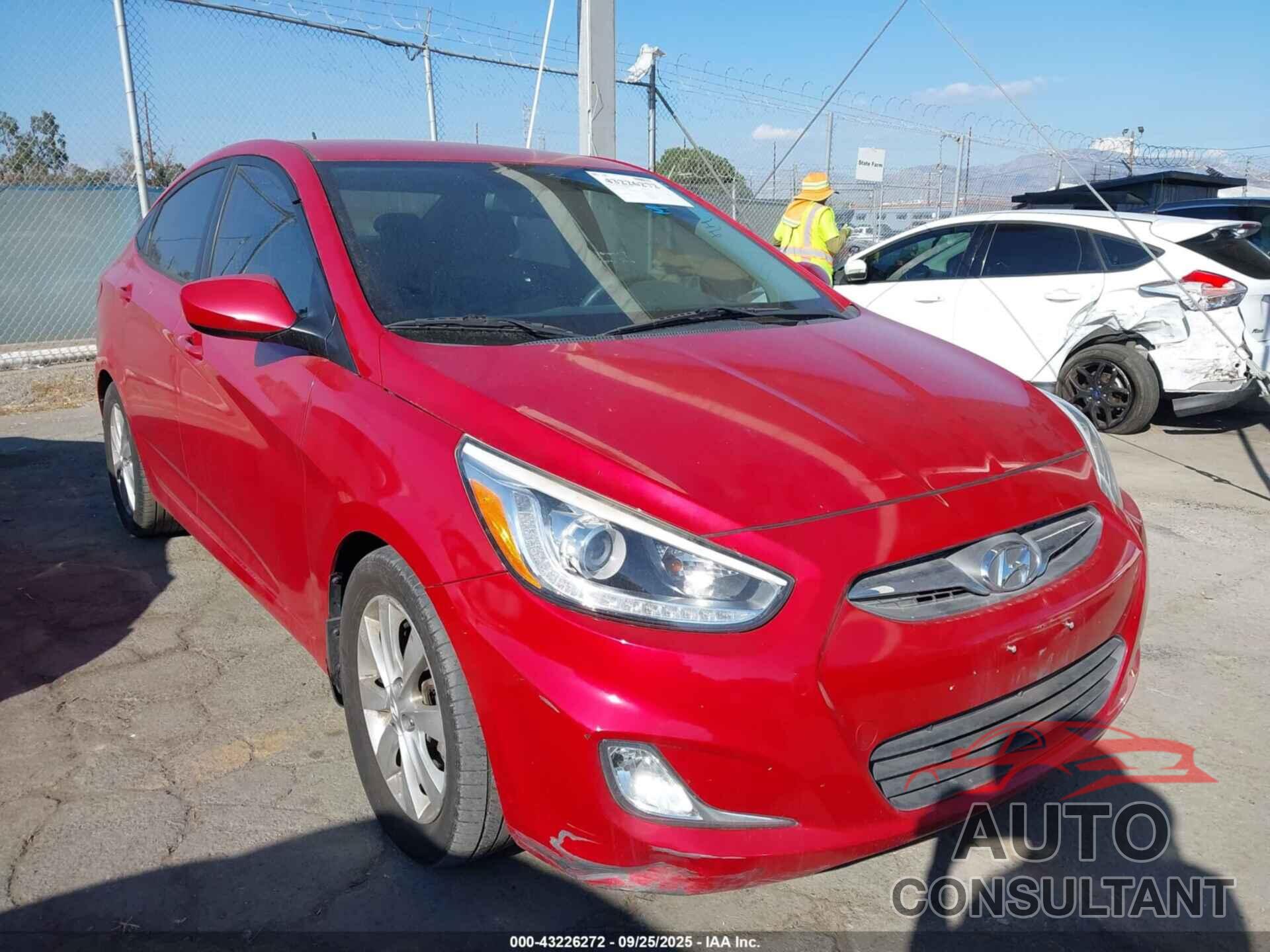 HYUNDAI ACCENT 2014 - KMHCU4AE9EU775718