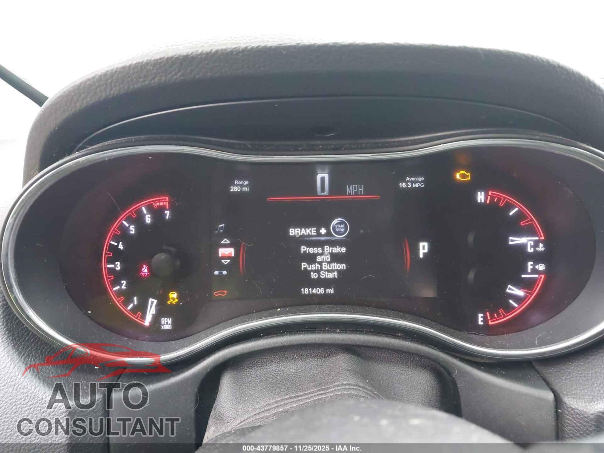 DODGE DURANGO 2014 - 1C4RDJAG8EC514682