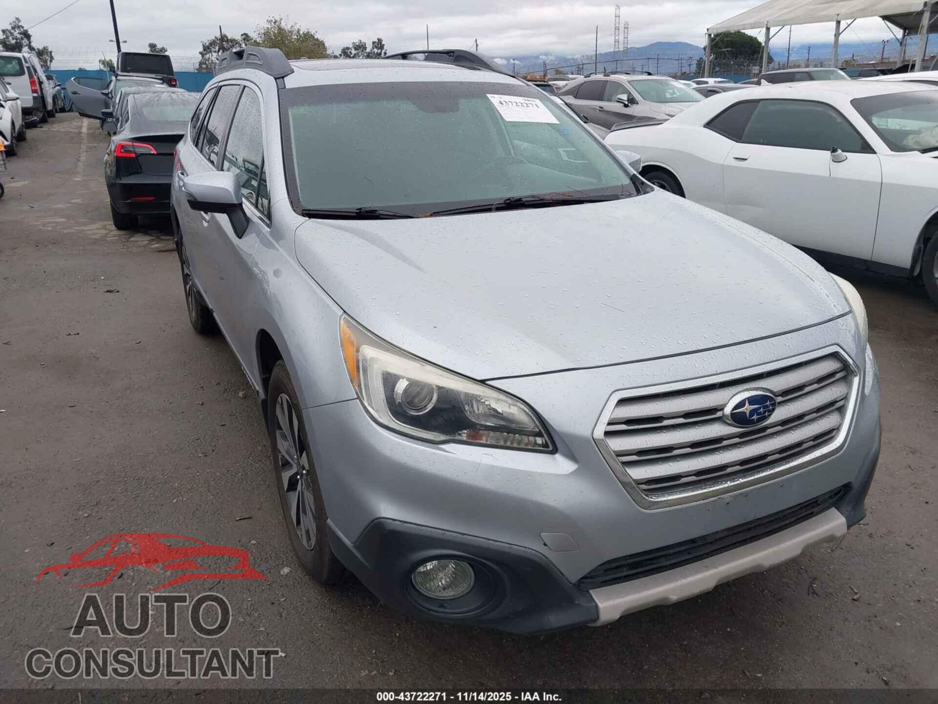 SUBARU OUTBACK 2016 - 4S4BSENC1G3247776