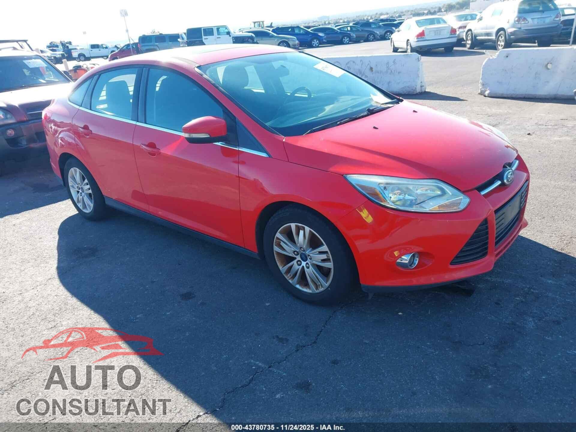 FORD FOCUS 2012 - 1FAHP3H29CL470333