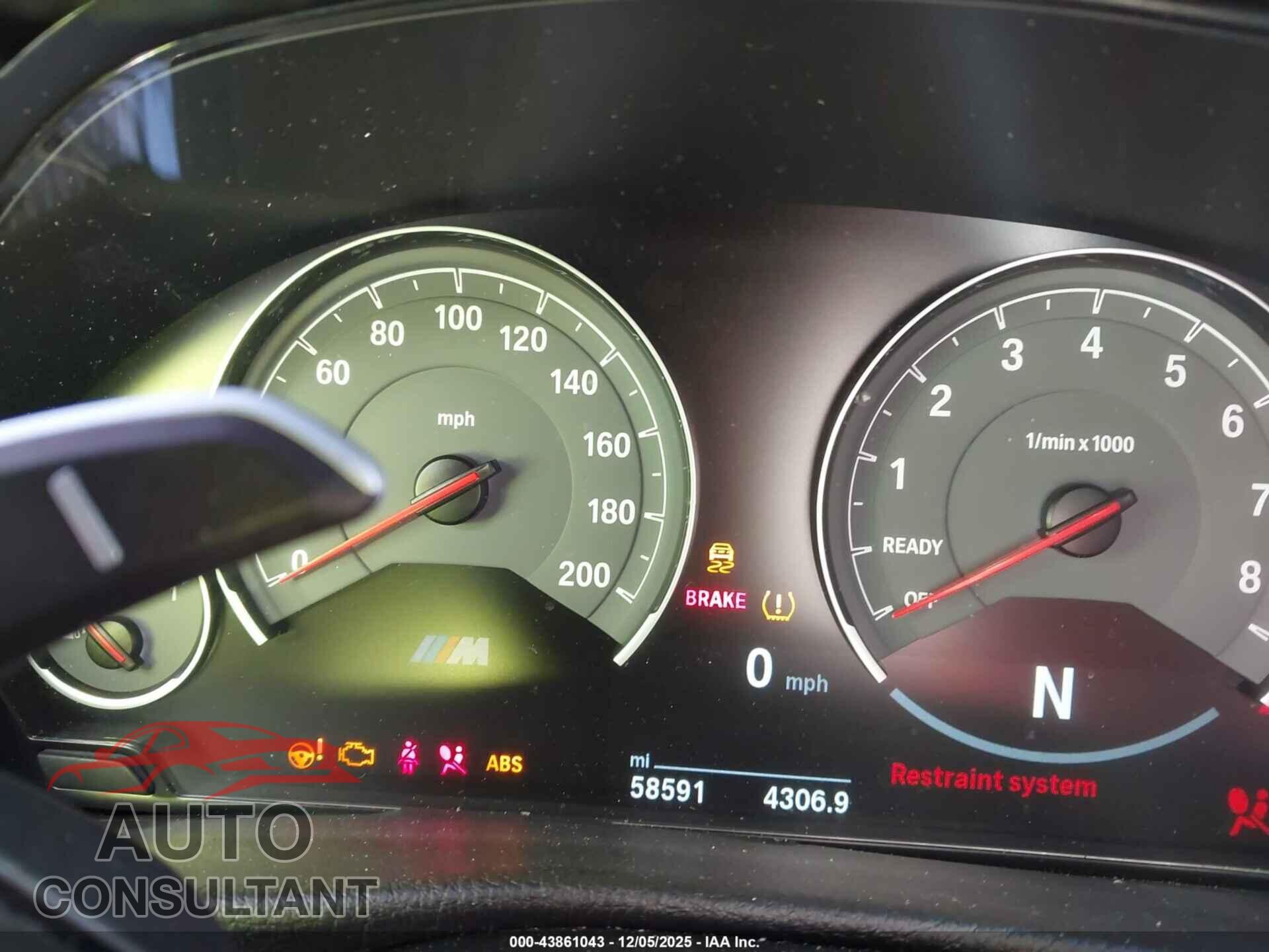 BMW M3 2016 - WBS8M9C56G5E68486