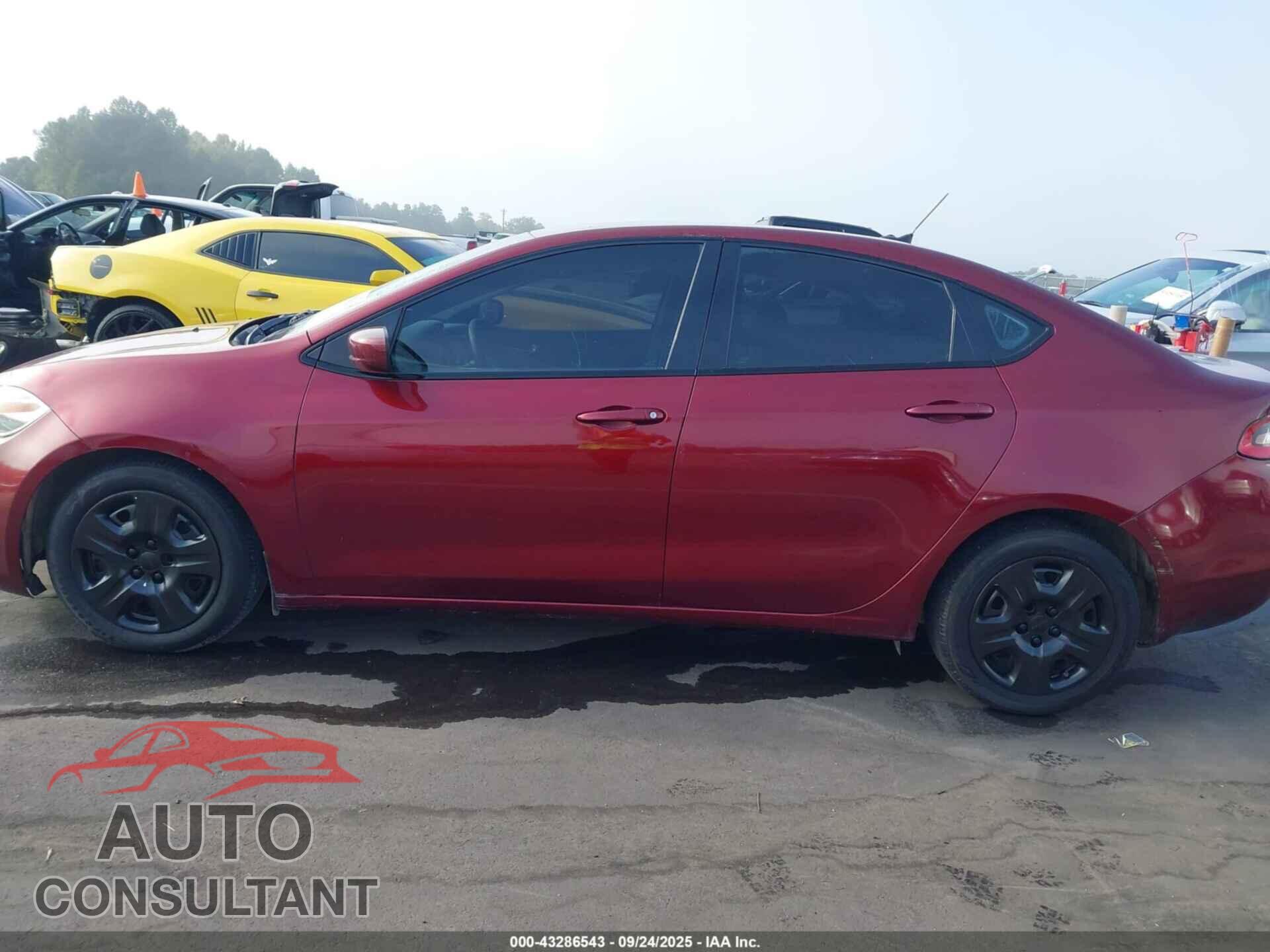 DODGE DART 2015 - 1C3CDFAA5FD300473