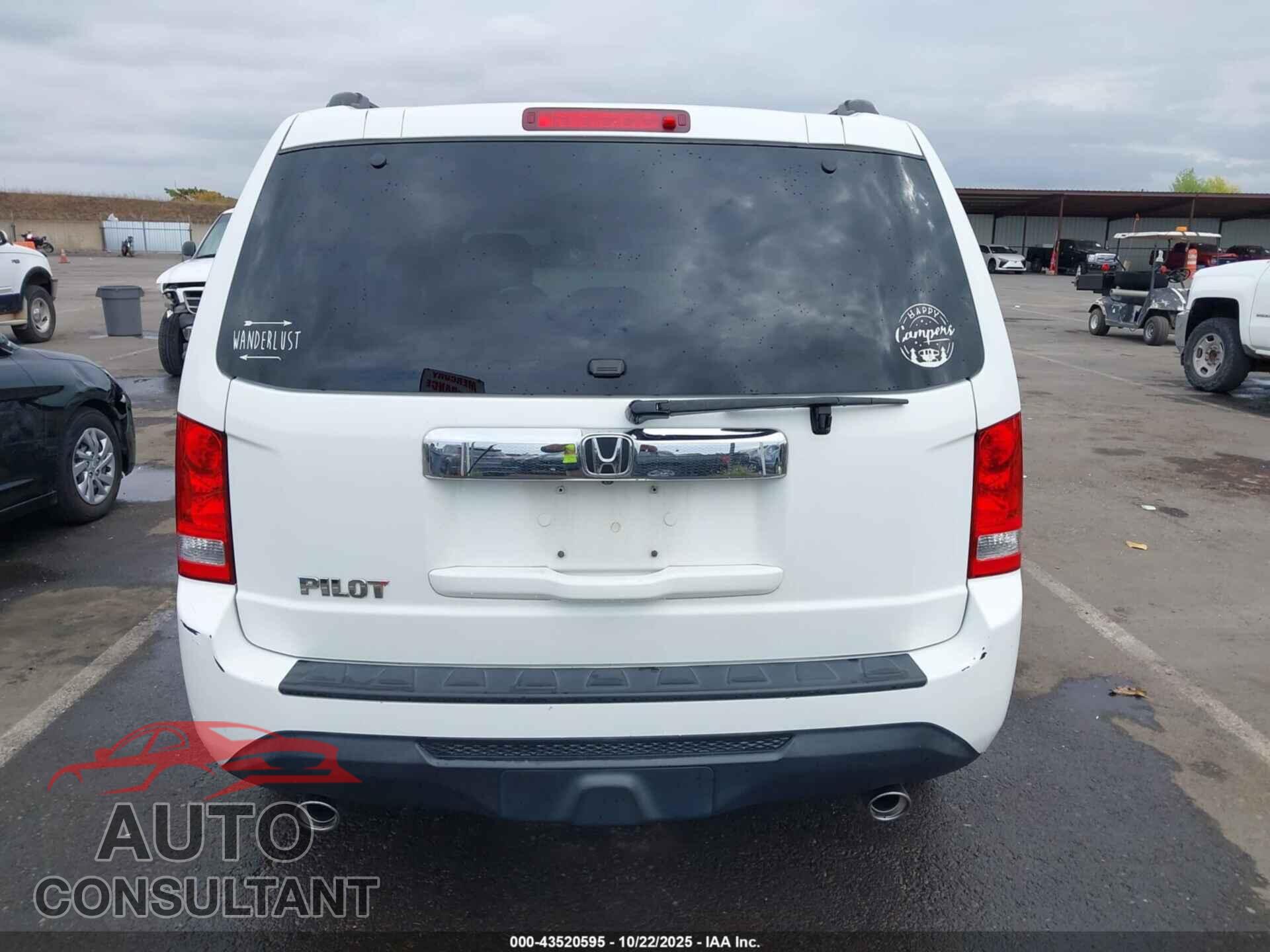 HONDA PILOT 2013 - 5FNYF3H52DB013116