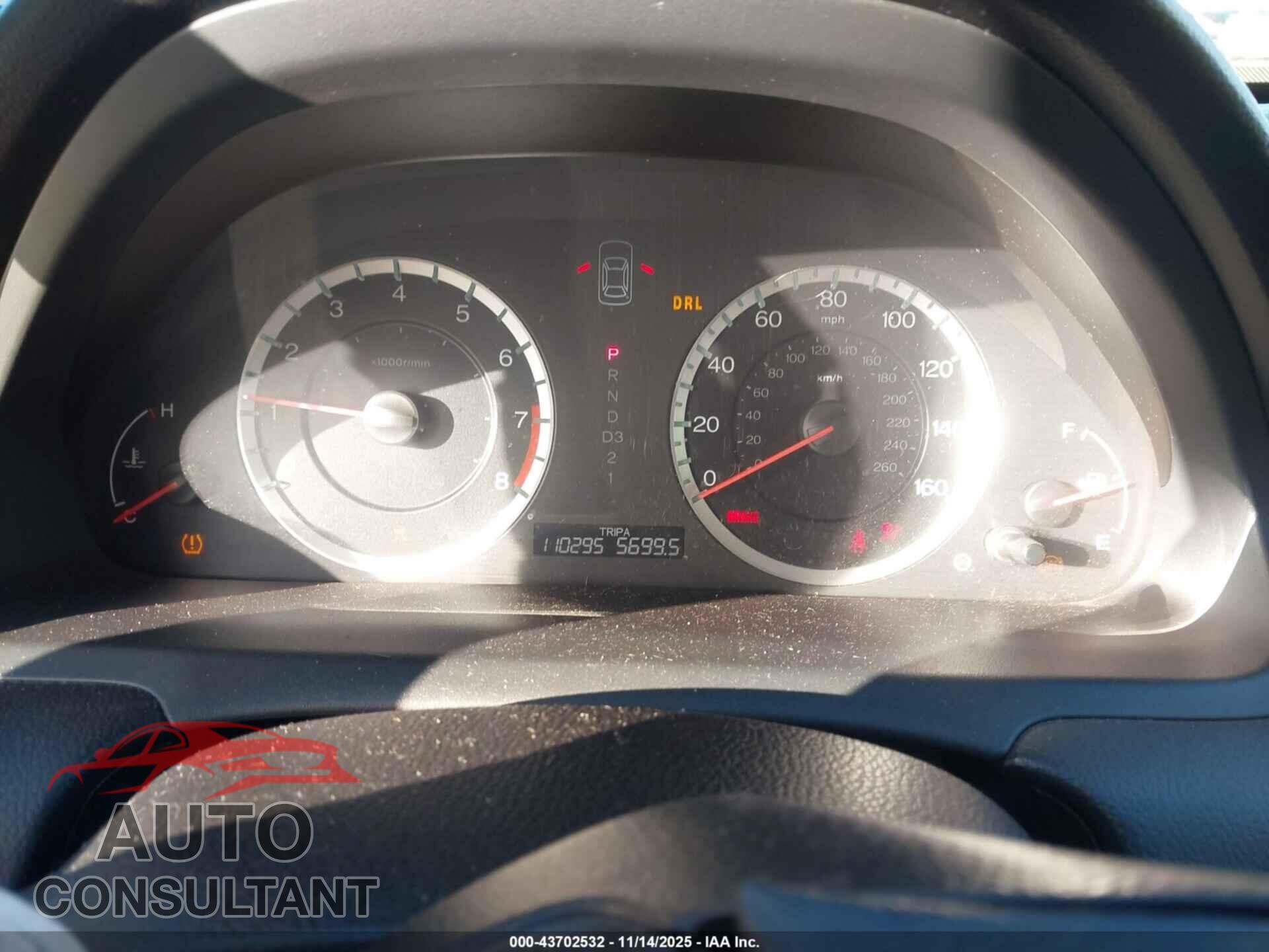 HONDA ACCORD 2011 - 1HGCP3F85BA022596