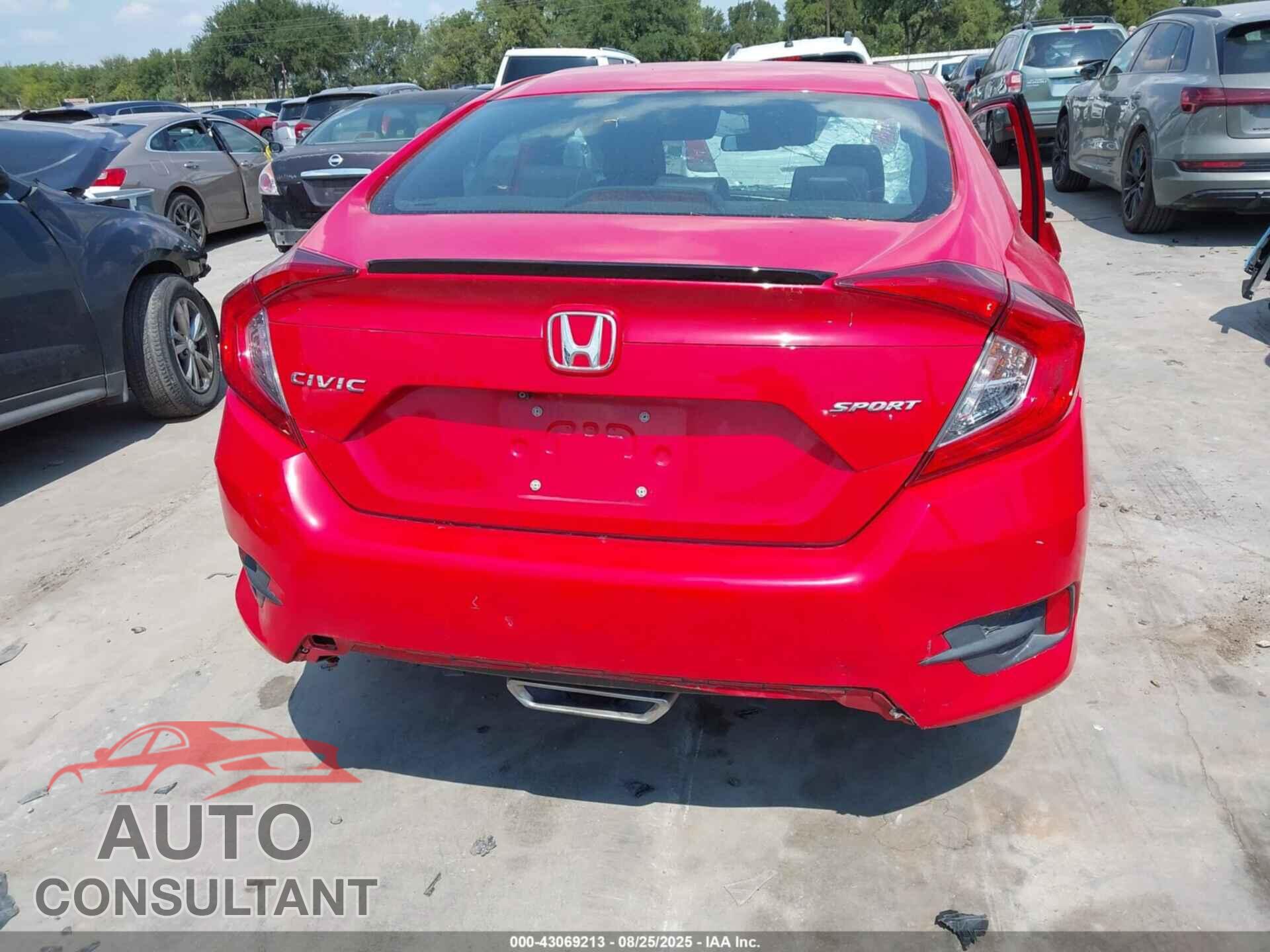 HONDA CIVIC 2019 - 2HGFC2F87KH524563