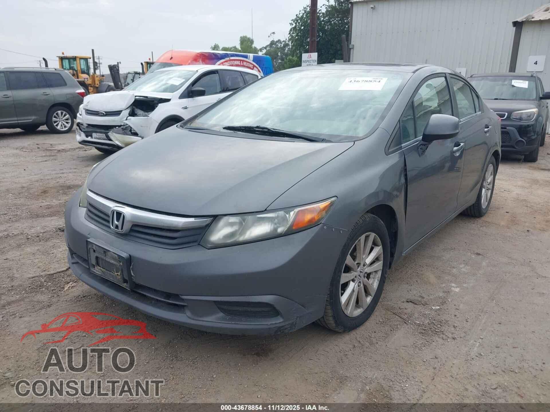 HONDA CIVIC 2012 - 19XFB2F81CE312918