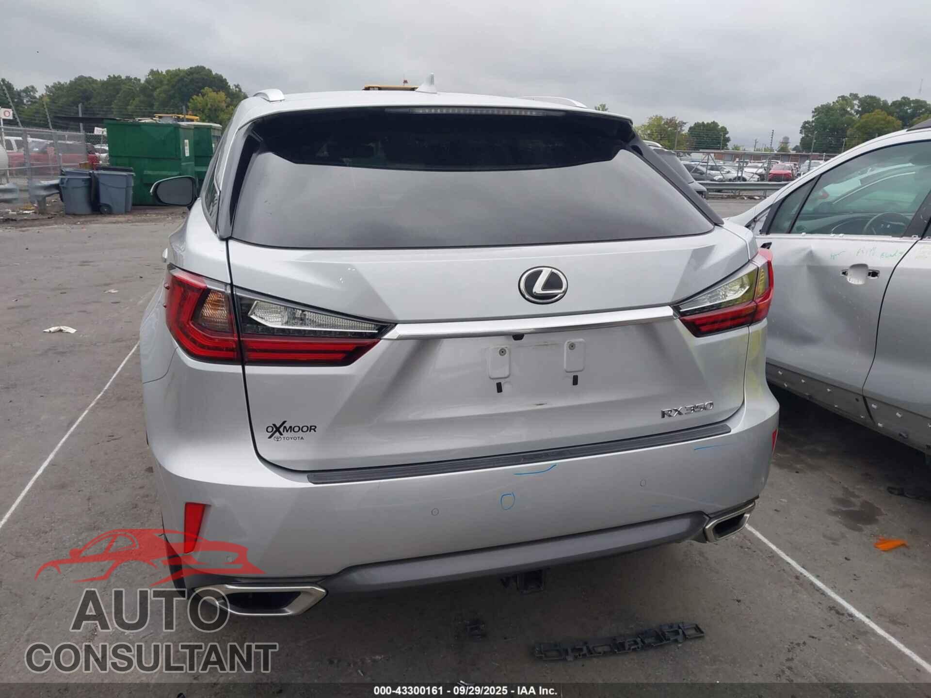 LEXUS RX 350 2017 - 2T2BZMCA8HC061345