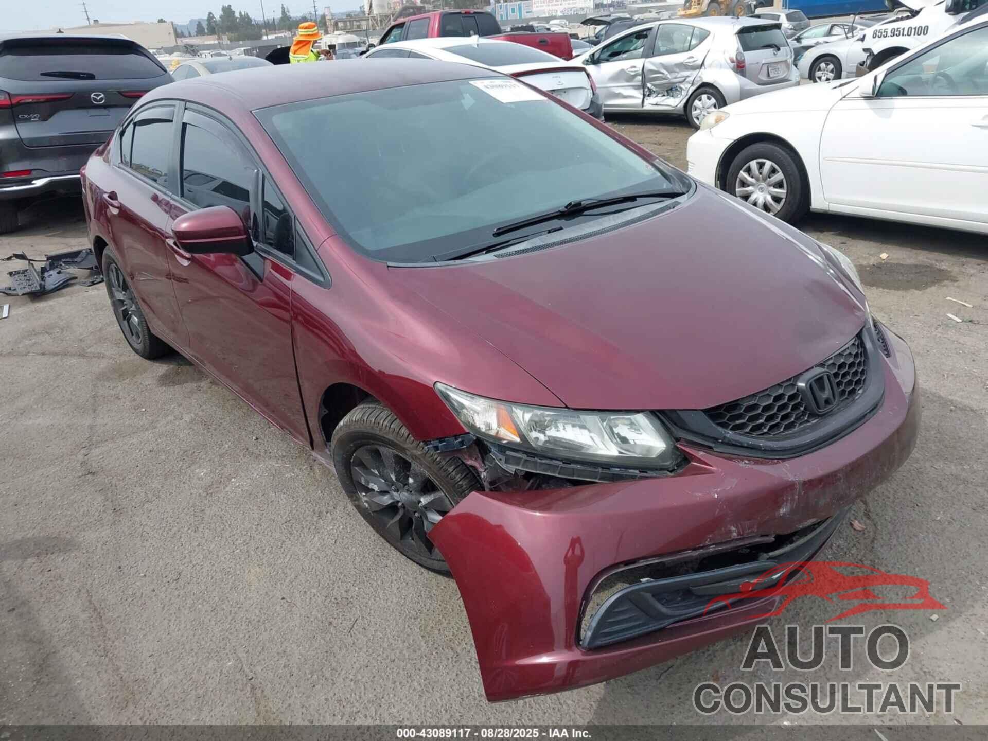 HONDA CIVIC 2015 - 2HGFB2F59FH539385