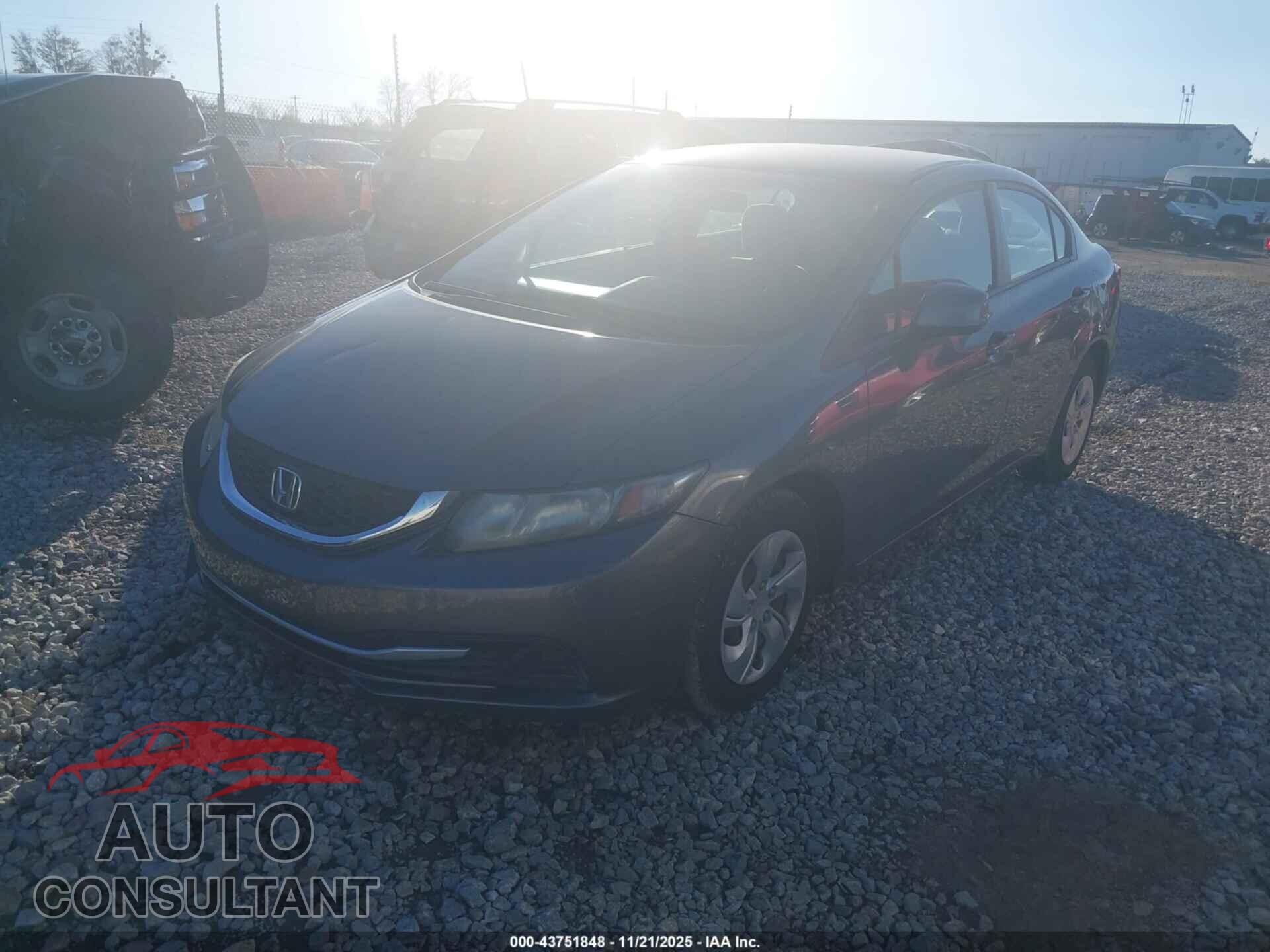 HONDA CIVIC 2013 - 19XFB2F59DE078535