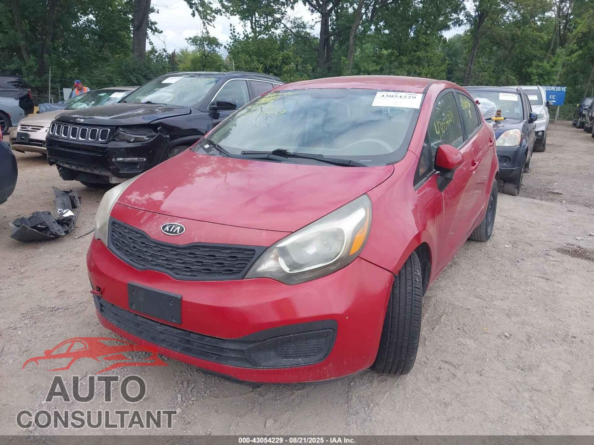KIA RIO 2012 - KNADM4A32C6058955