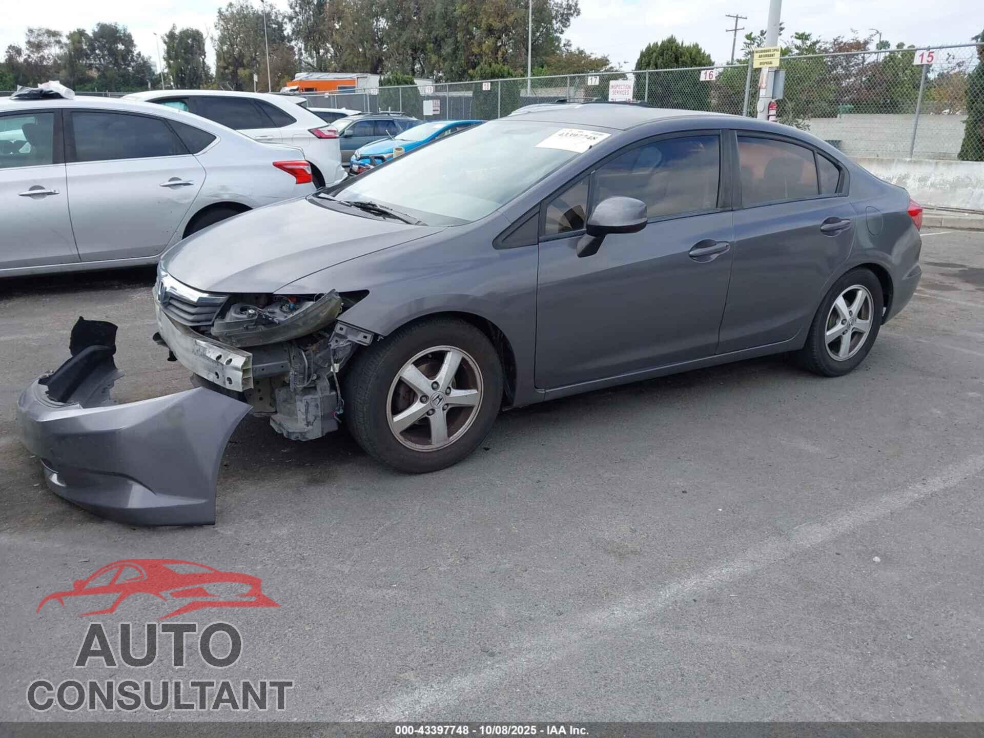 HONDA CIVIC 2012 - 2HGFB2F53CH579151