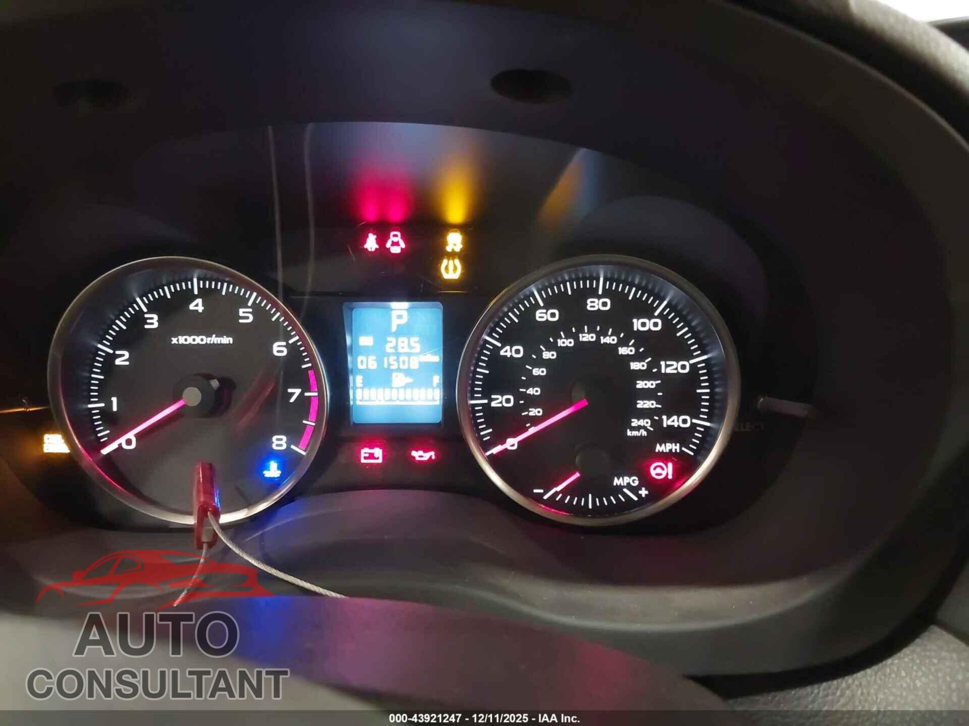 SUBARU CROSSTREK 2017 - JF2GPABC0H8204545