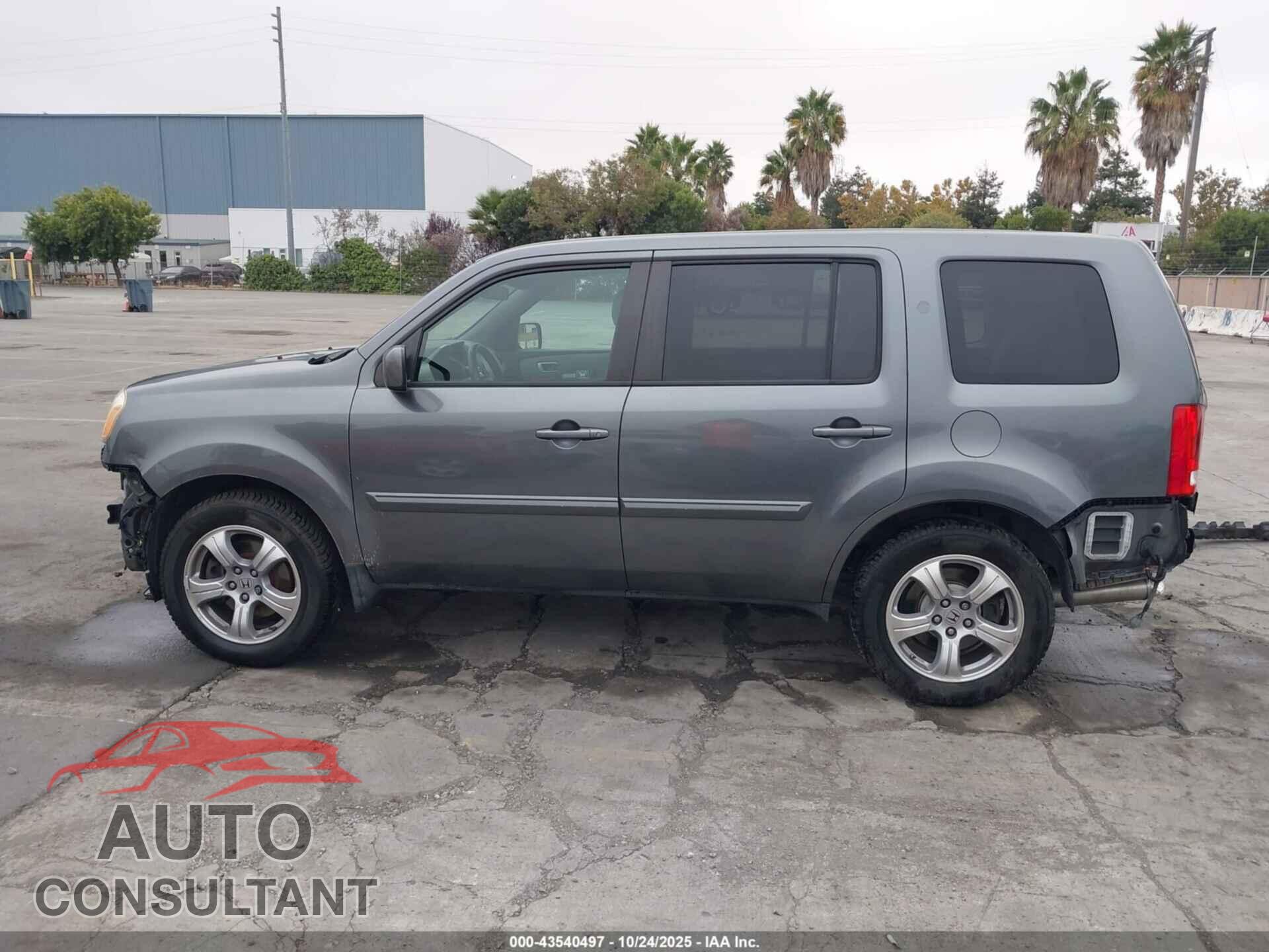 HONDA PILOT 2012 - 5FNYF3H47CB001811