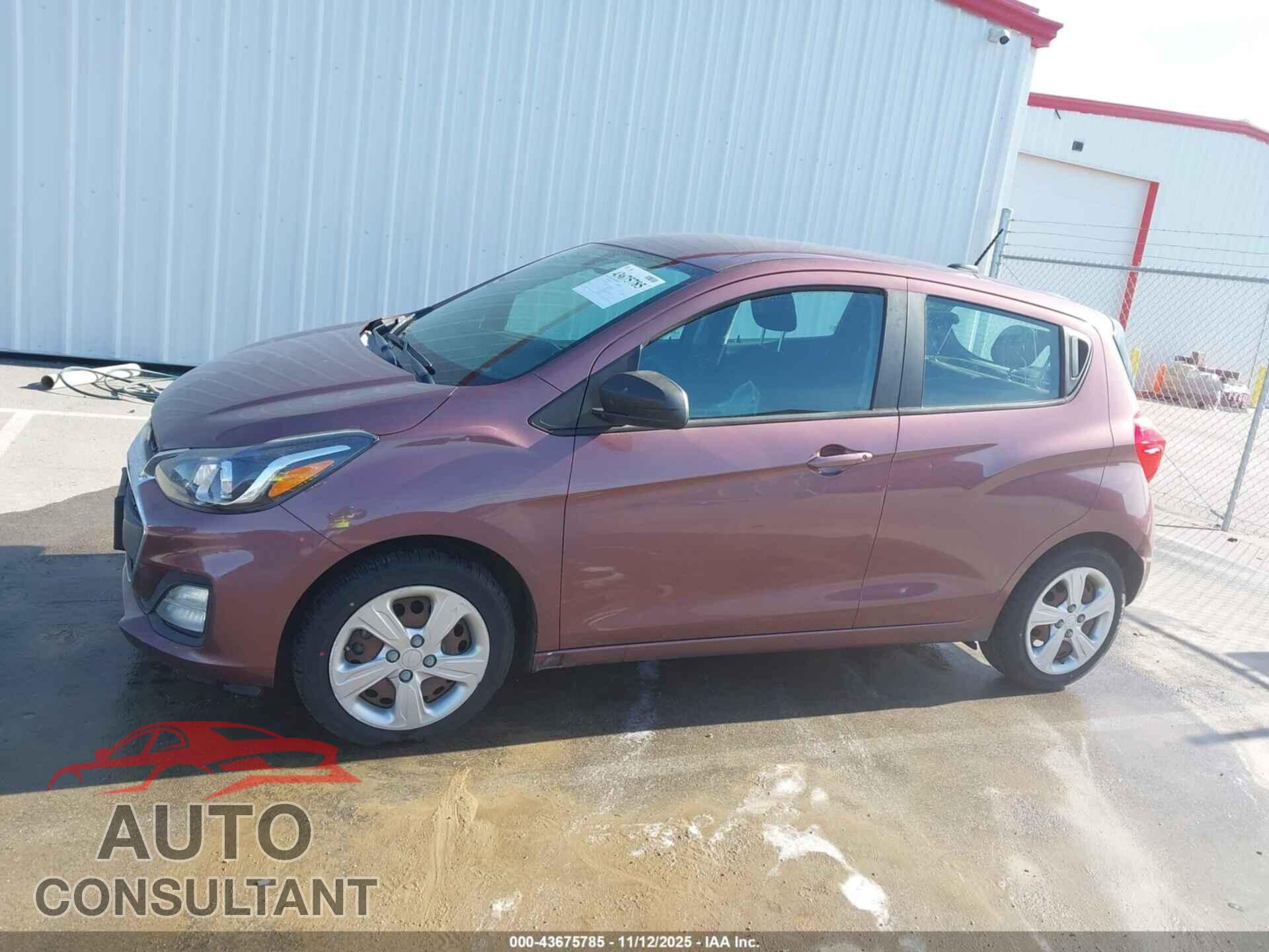 CHEVROLET SPARK 2019 - KL8CB6SA1KC712866