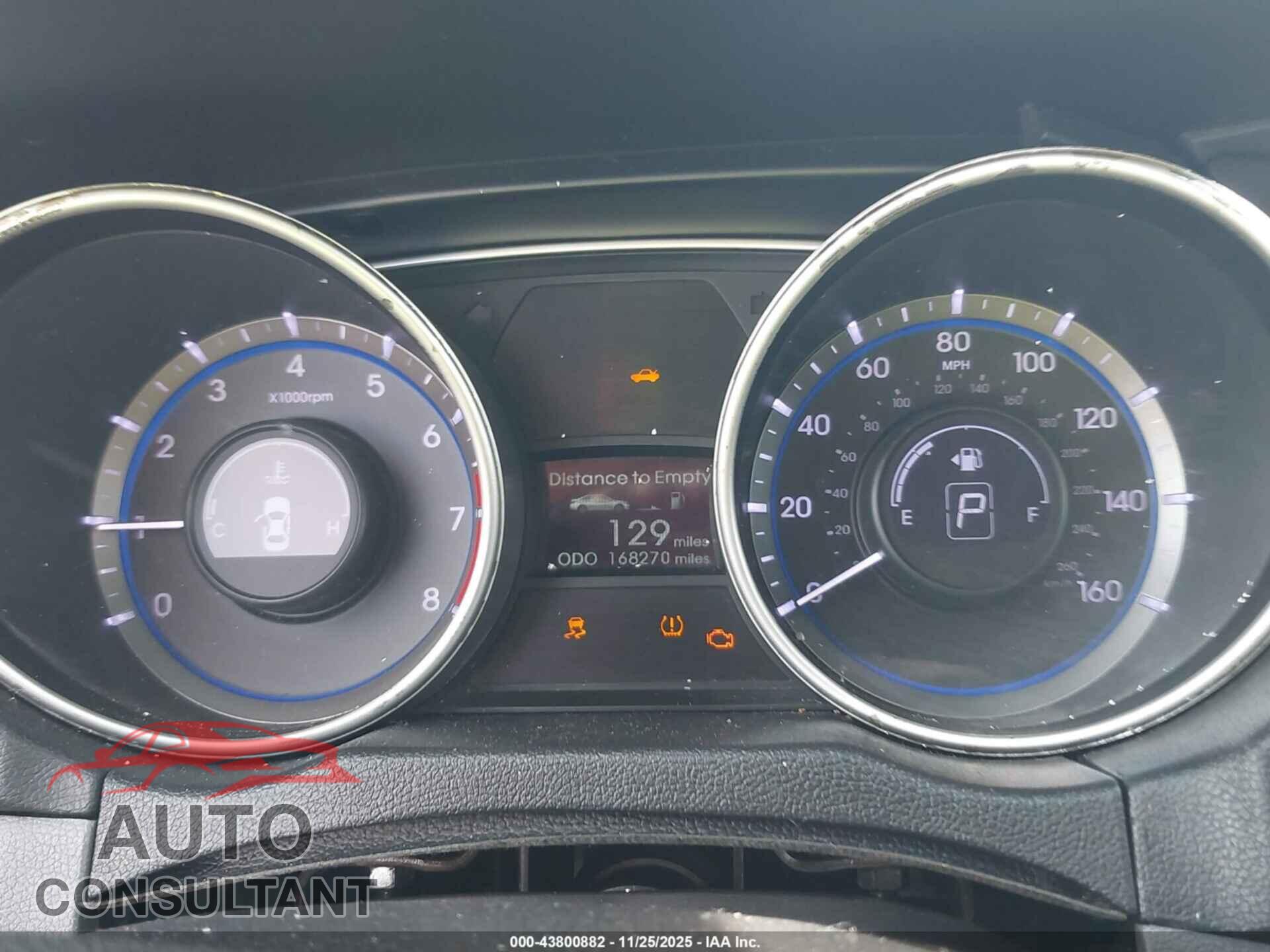 HYUNDAI SONATA 2012 - 5NPEC4AC3CH434529