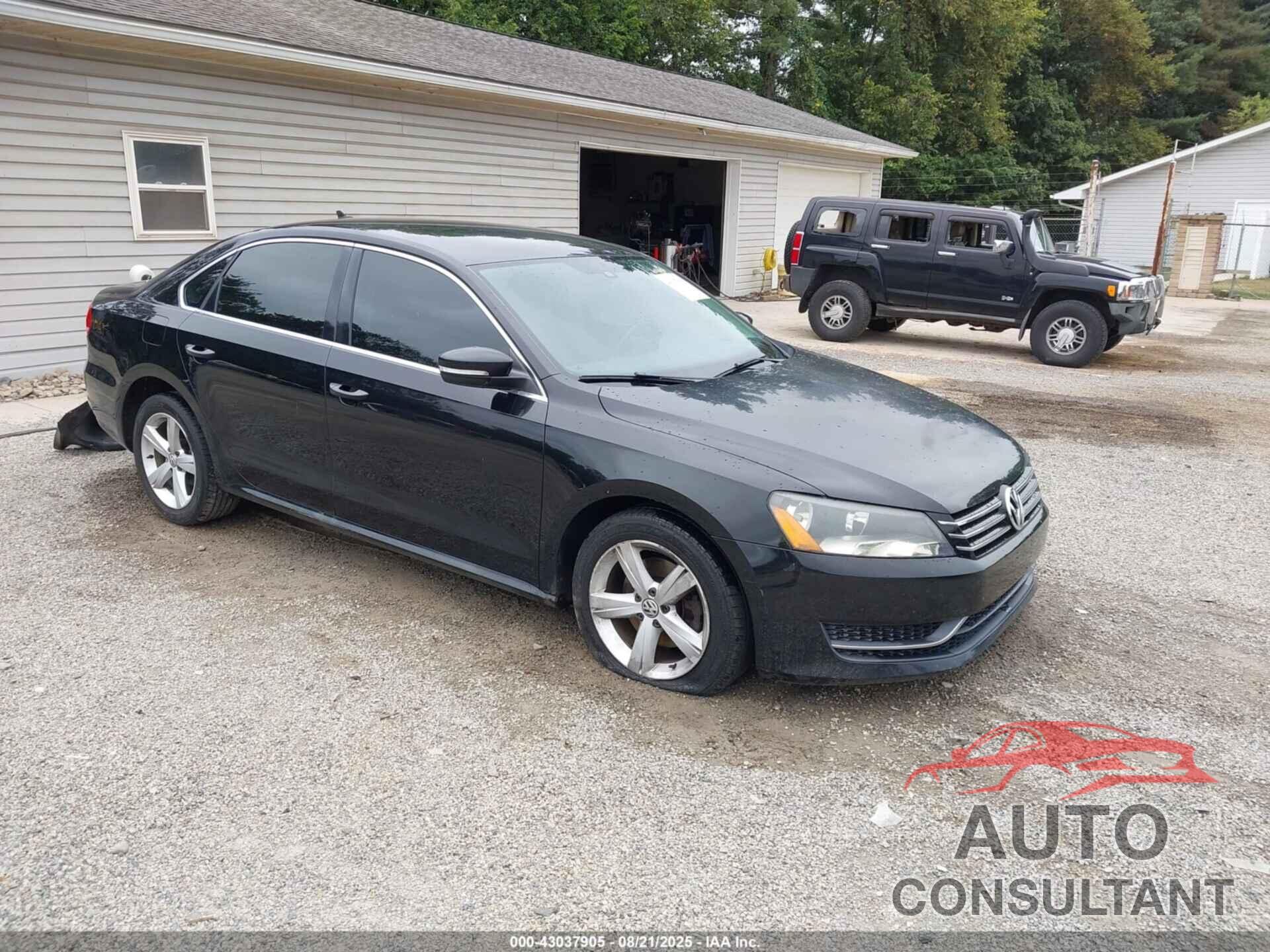 VOLKSWAGEN PASSAT 2013 - 1VWBP7A31DC086832