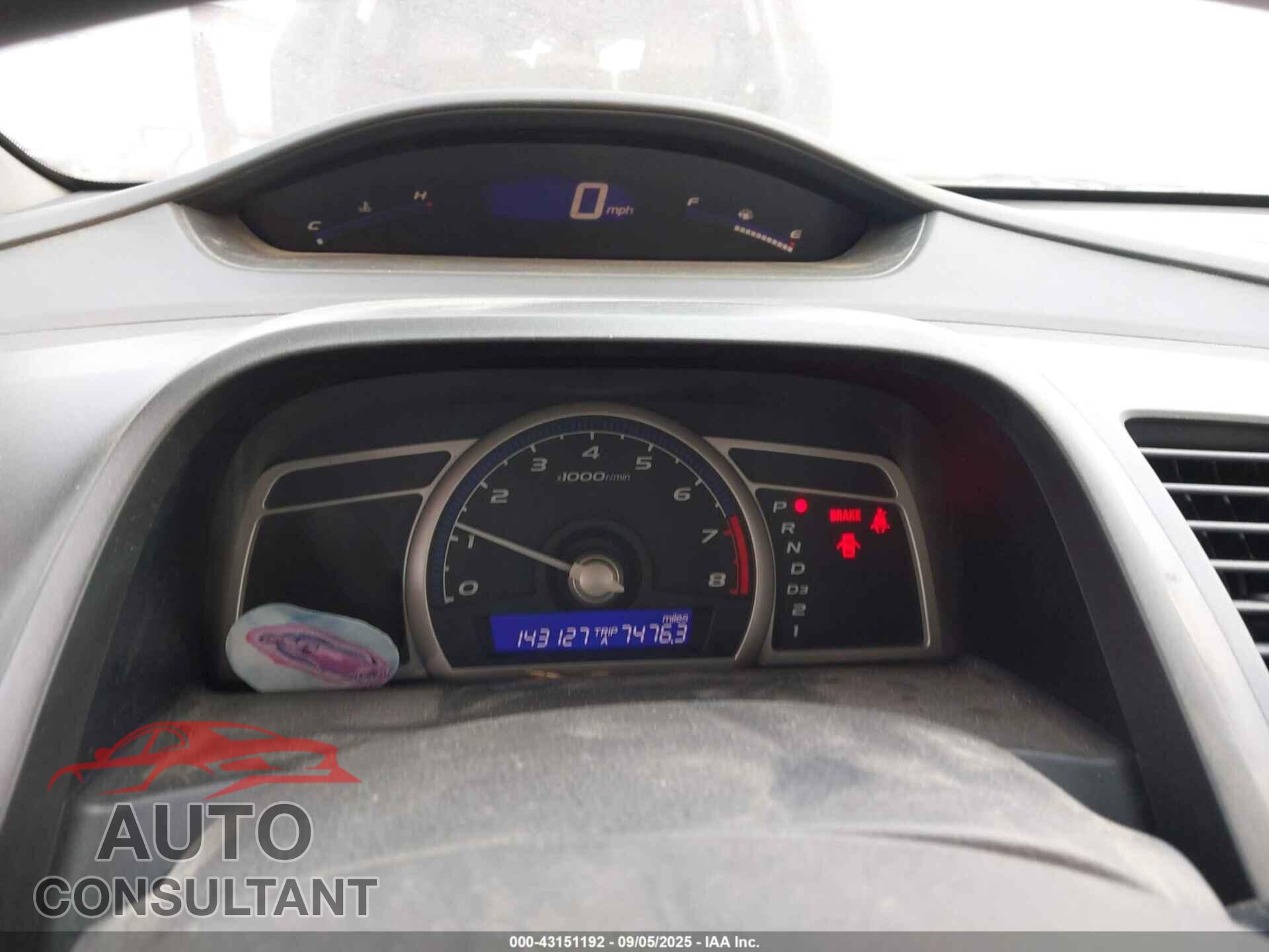 HONDA CIVIC 2009 - 2HGFA16349H511123