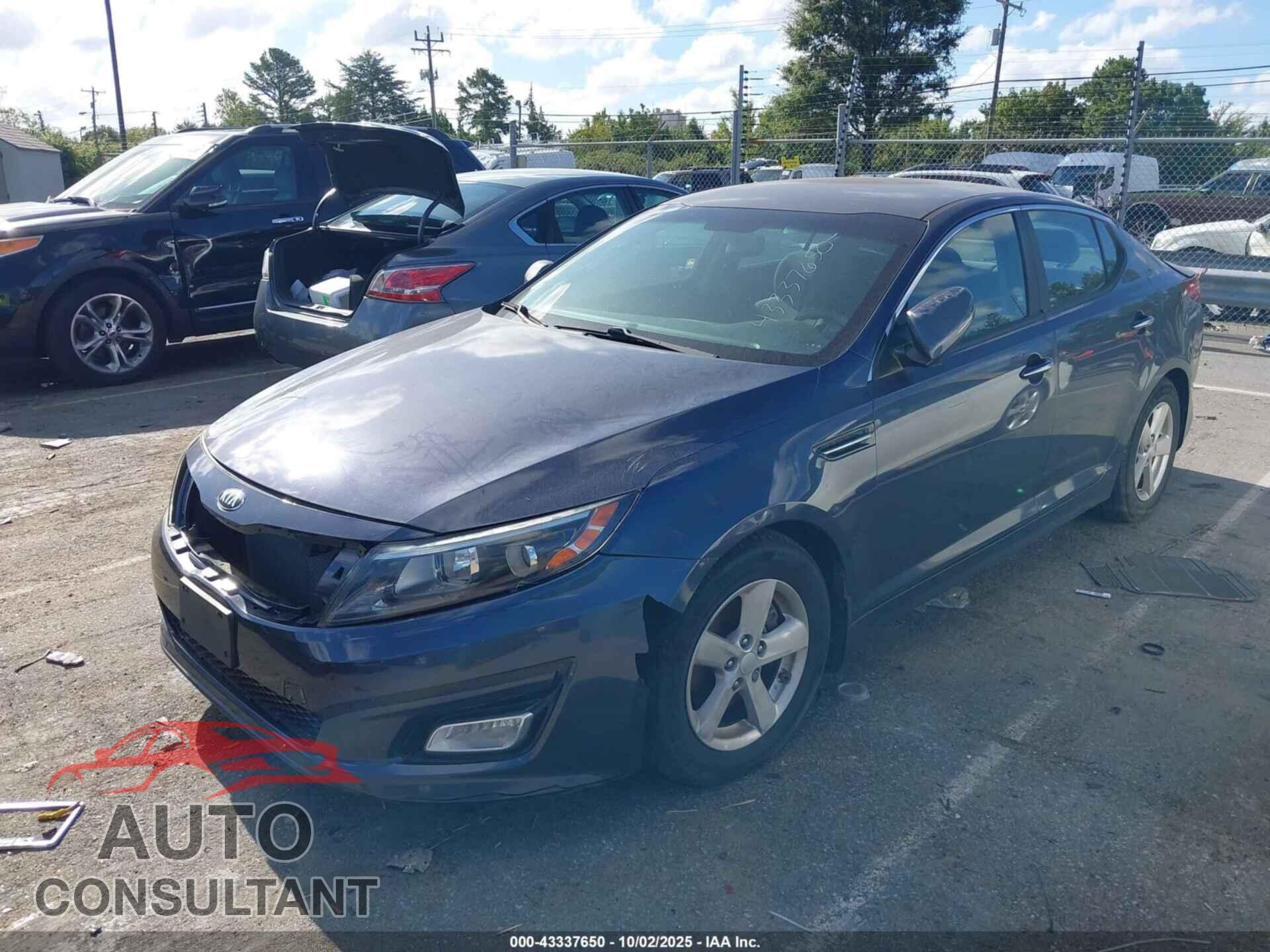 KIA OPTIMA 2015 - KNAGM4A78F5606404