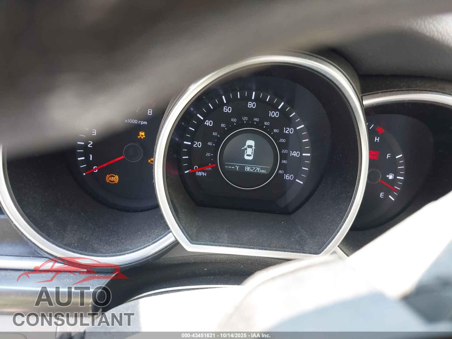 KIA OPTIMA 2014 - KNAGM4A77E5471009