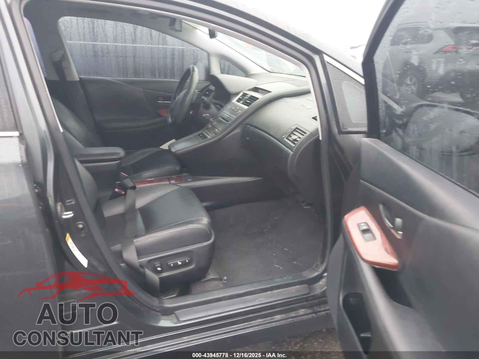 LEXUS HS 250H 2010 - JTHBB1BA5A2035944