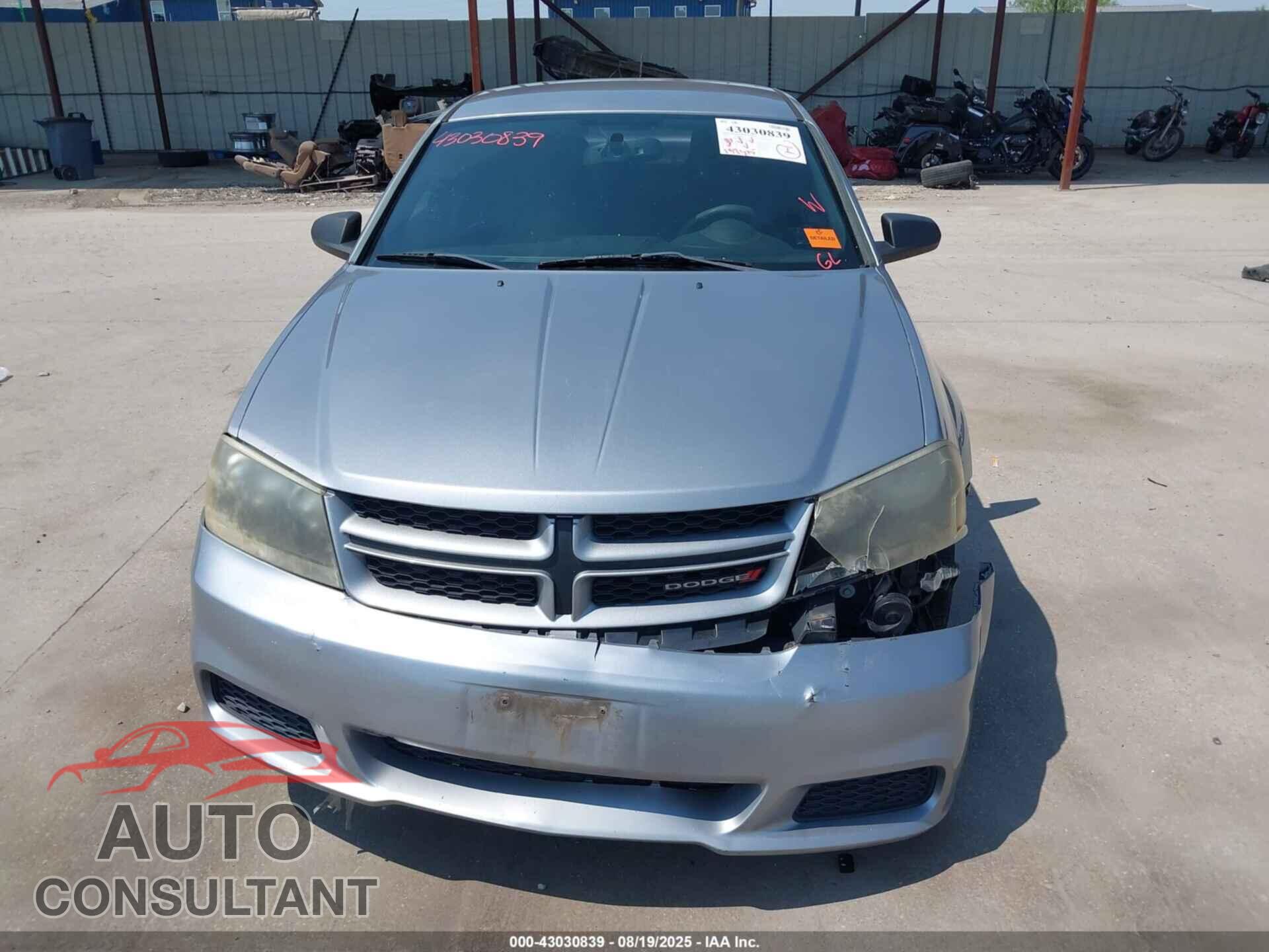 DODGE AVENGER 2014 - 1C3CDZAG4EN136986
