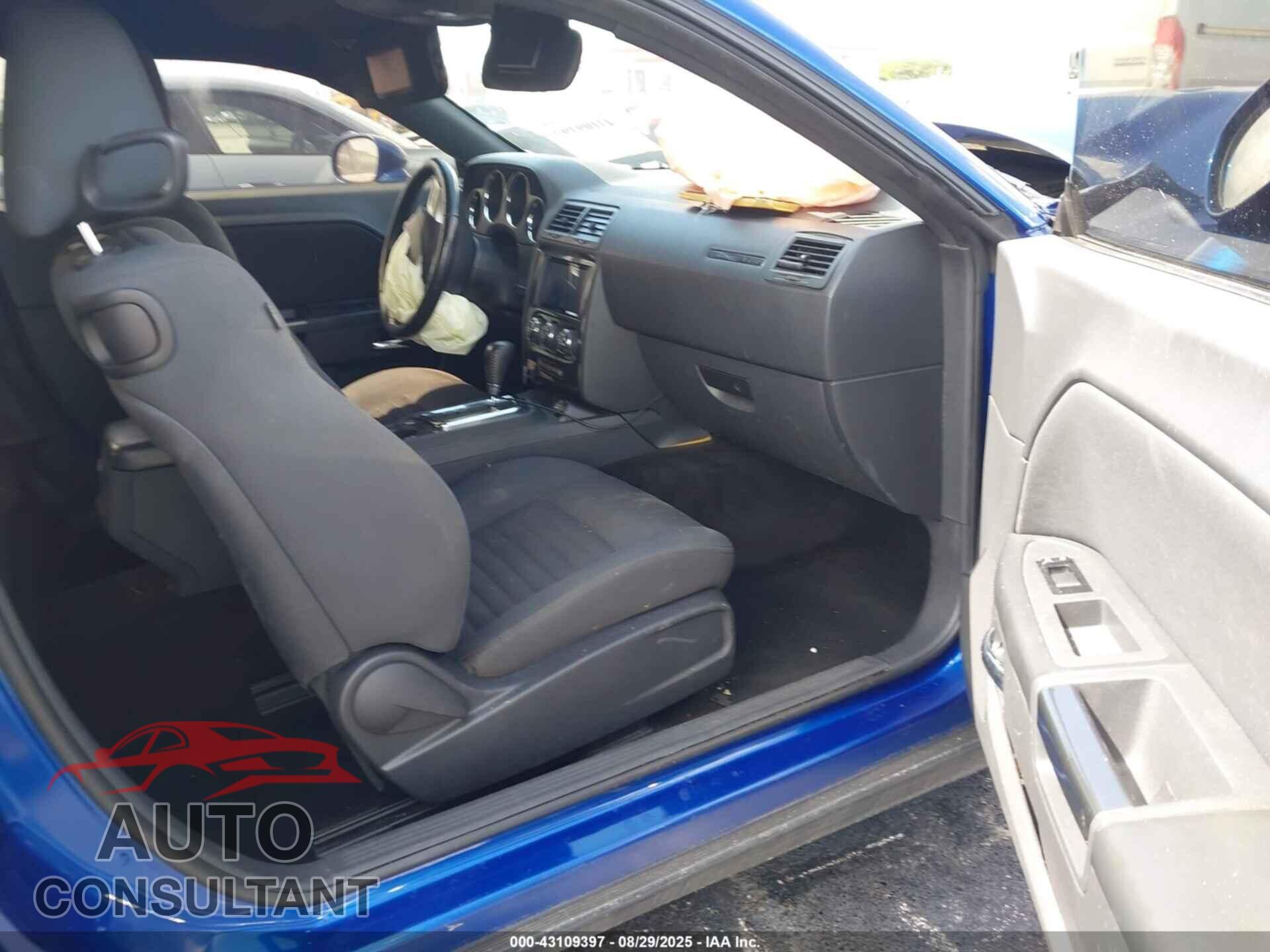 DODGE CHALLENGER 2012 - 2C3CDYAG8CH292206