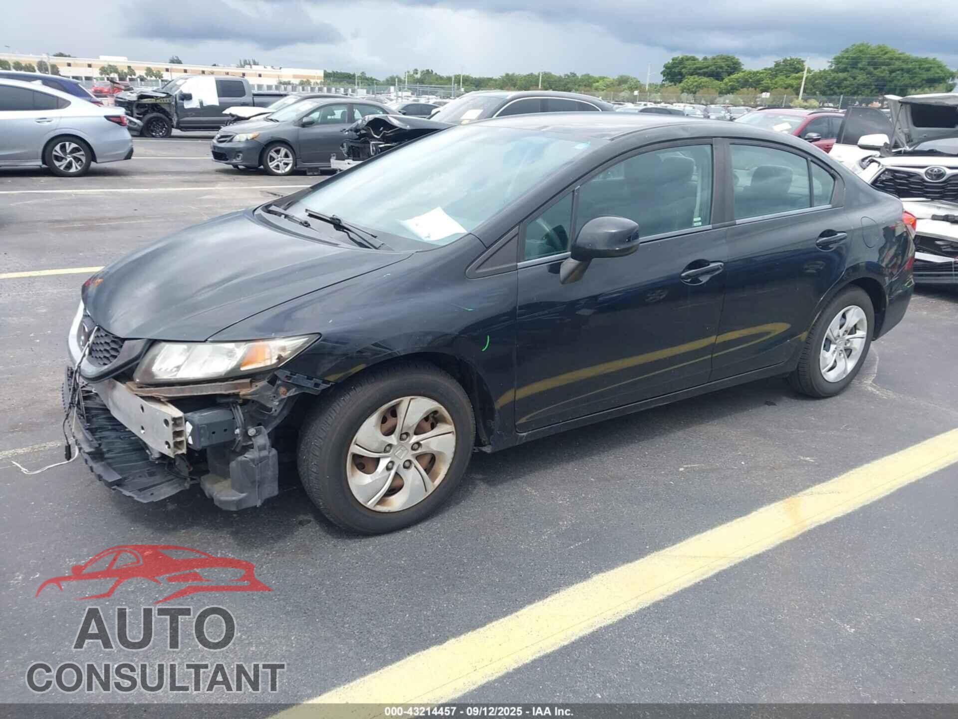 HONDA CIVIC 2013 - 19XFB2F50DE030048