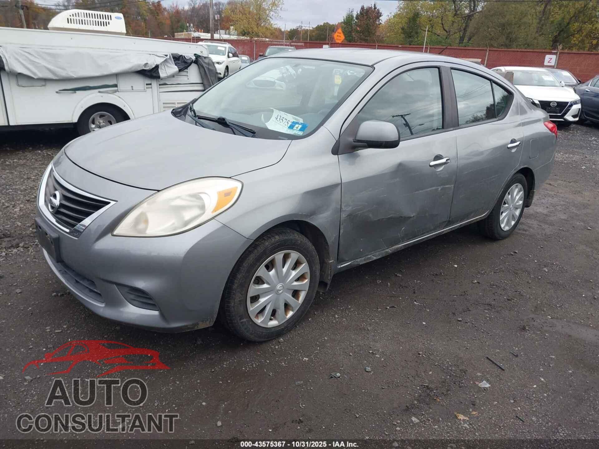 NISSAN VERSA 2012 - 3N1CN7AP1CL855593