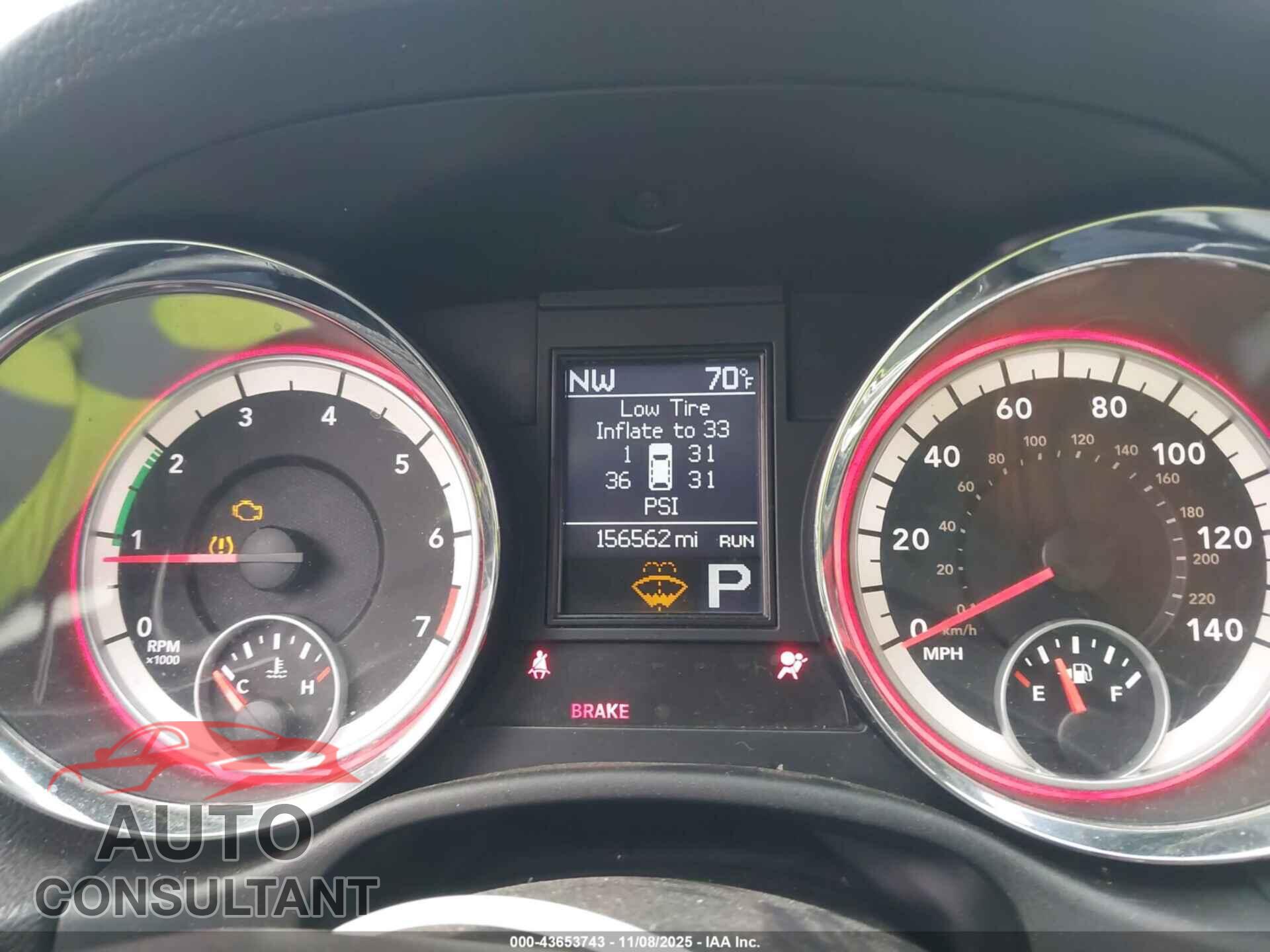DODGE DURANGO 2013 - 1C4RDHDG5DC664302