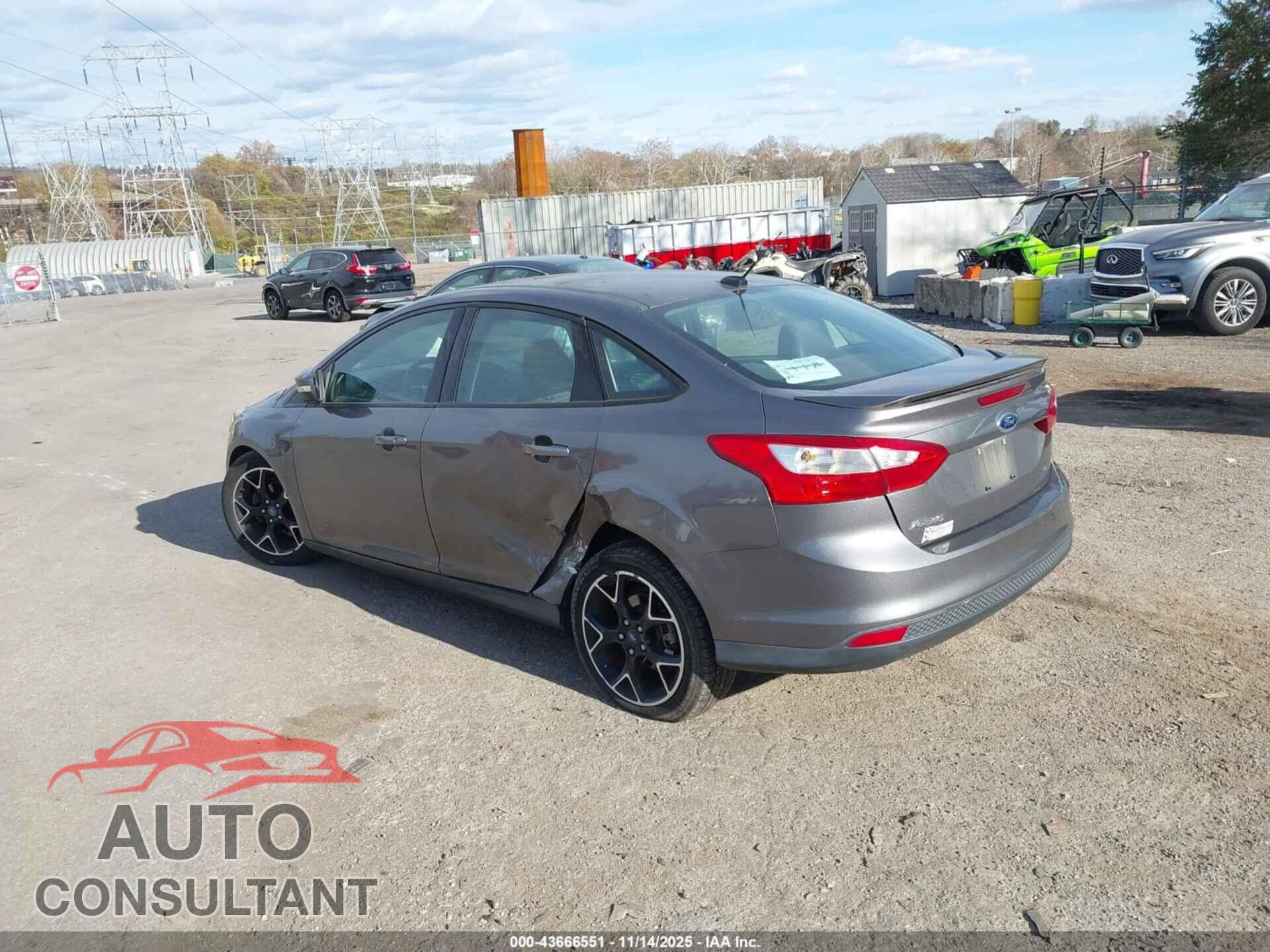 FORD FOCUS 2013 - 1FADP3F2XDL103511
