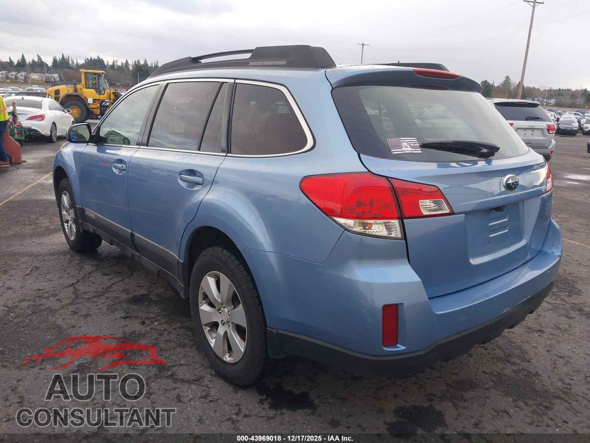 SUBARU OUTBACK 2012 - 4S4BRBCC5C3292808