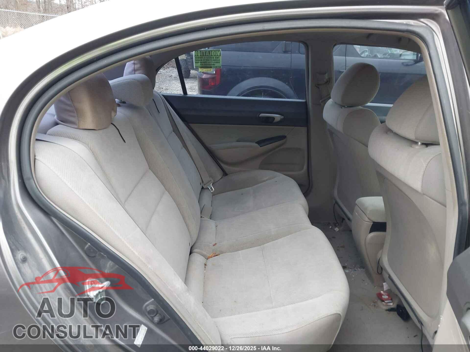 HONDA CIVIC 2009 - 1HGFA16579L004043