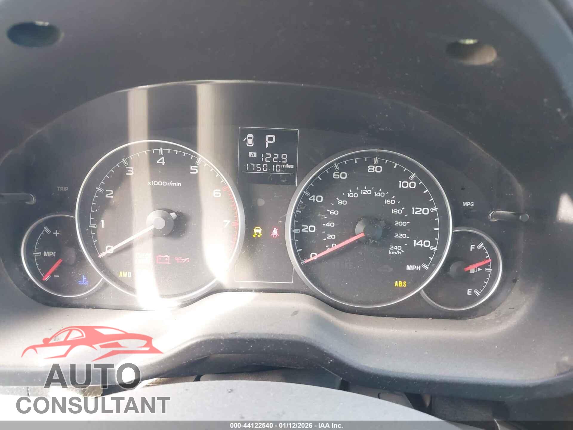 SUBARU OUTBACK 2013 - 4S4BRCAC8D3232497