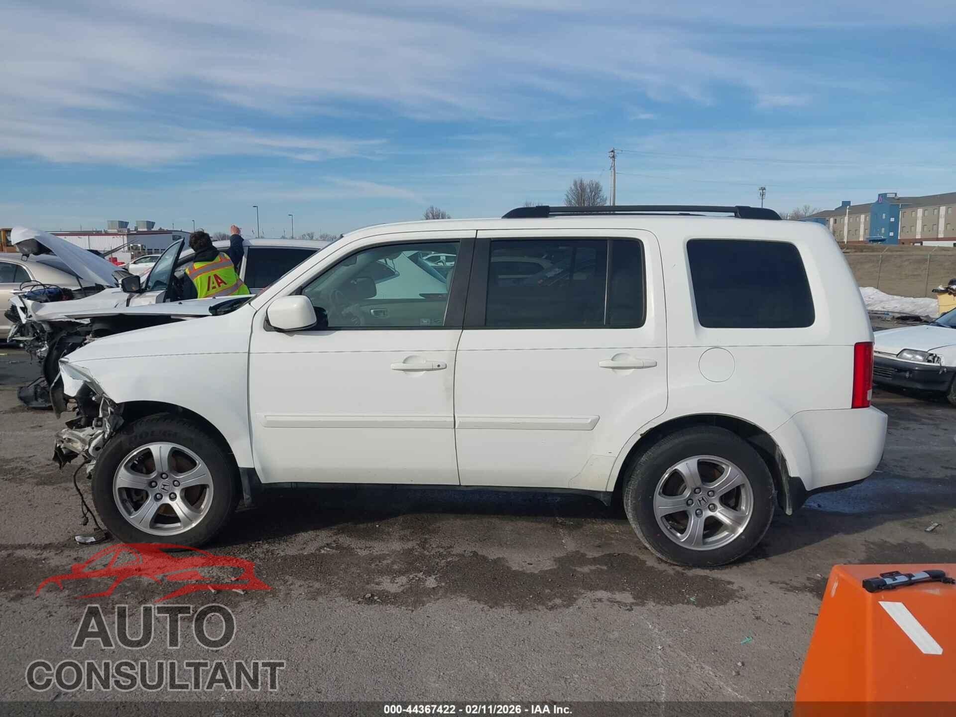 HONDA PILOT 2012 - 5FNYF3H62CB027024