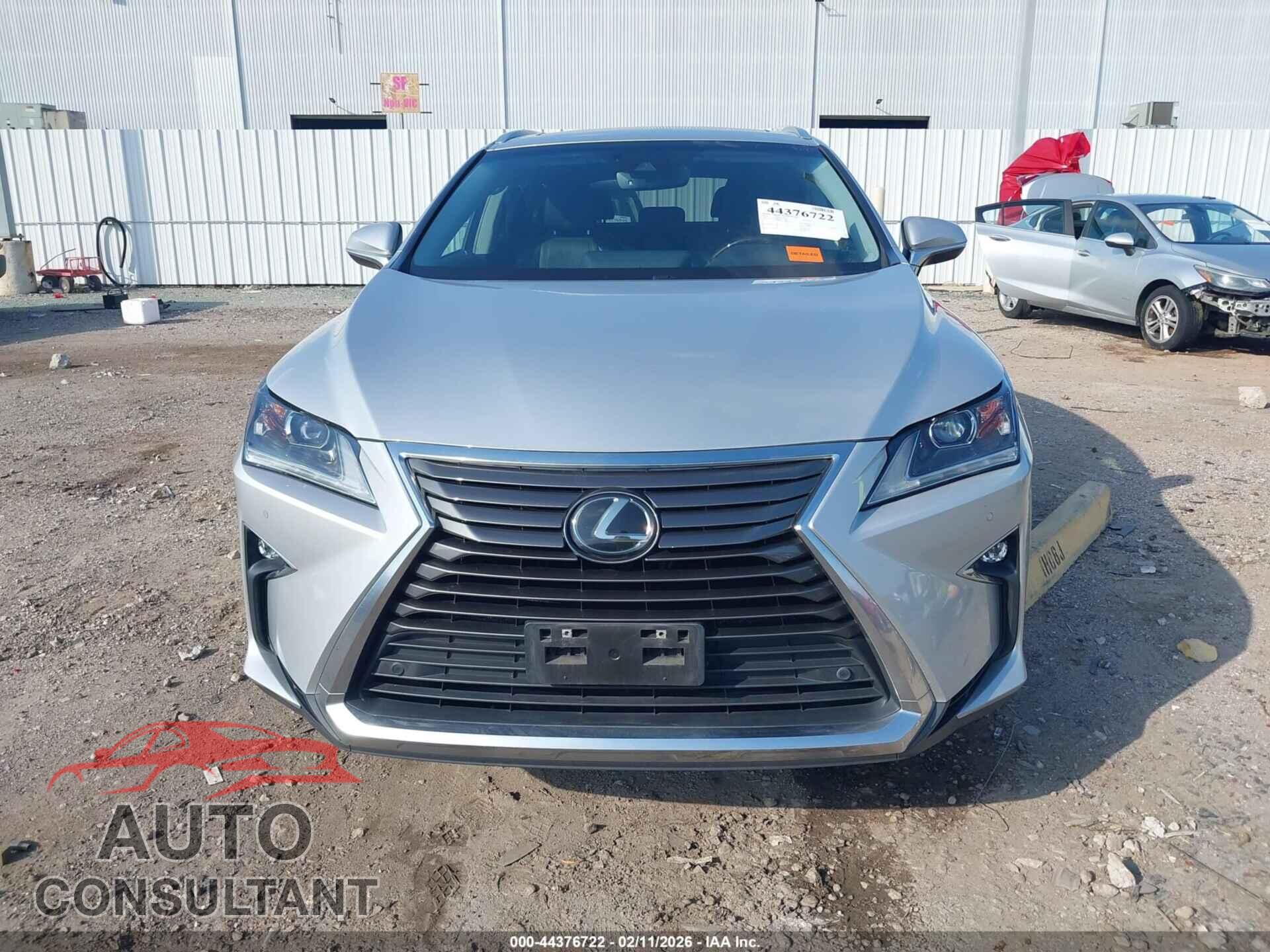 LEXUS RX 350 2017 - 2T2ZZMCA4HC073023
