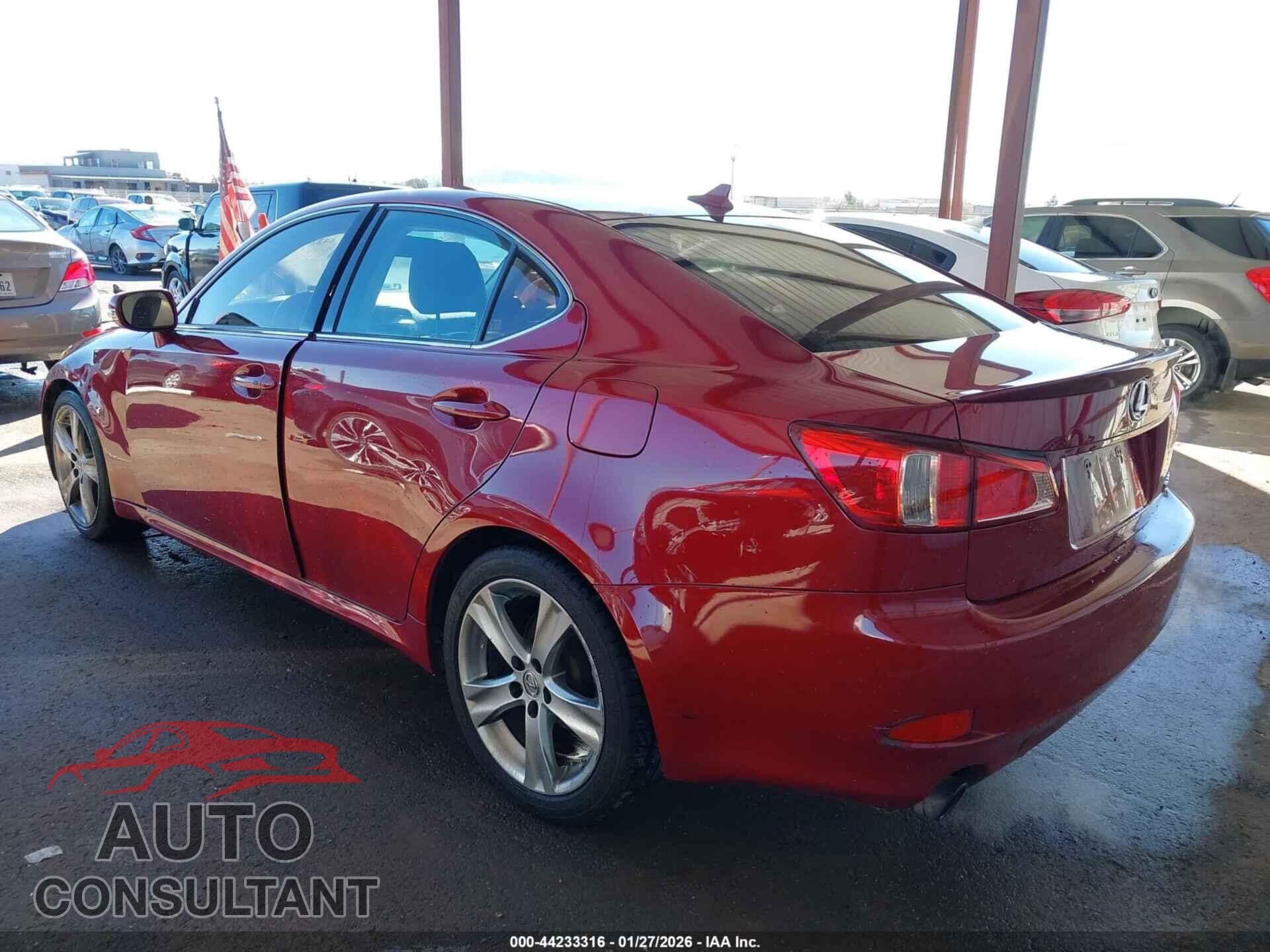 LEXUS IS 250 2011 - JTHBF5C29B5149352
