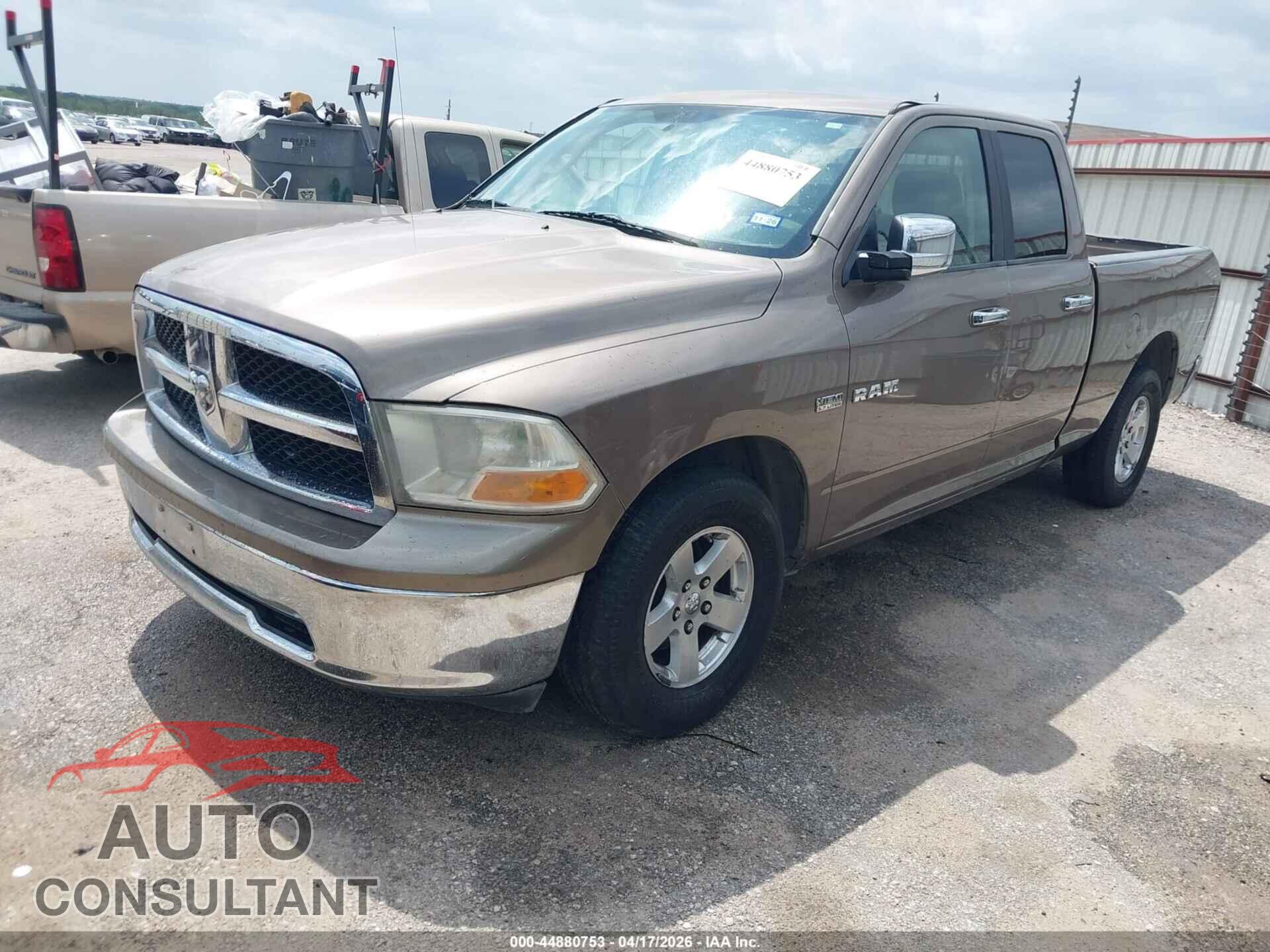 DODGE RAM 1500 2009 - 1D3HB18T29S772414