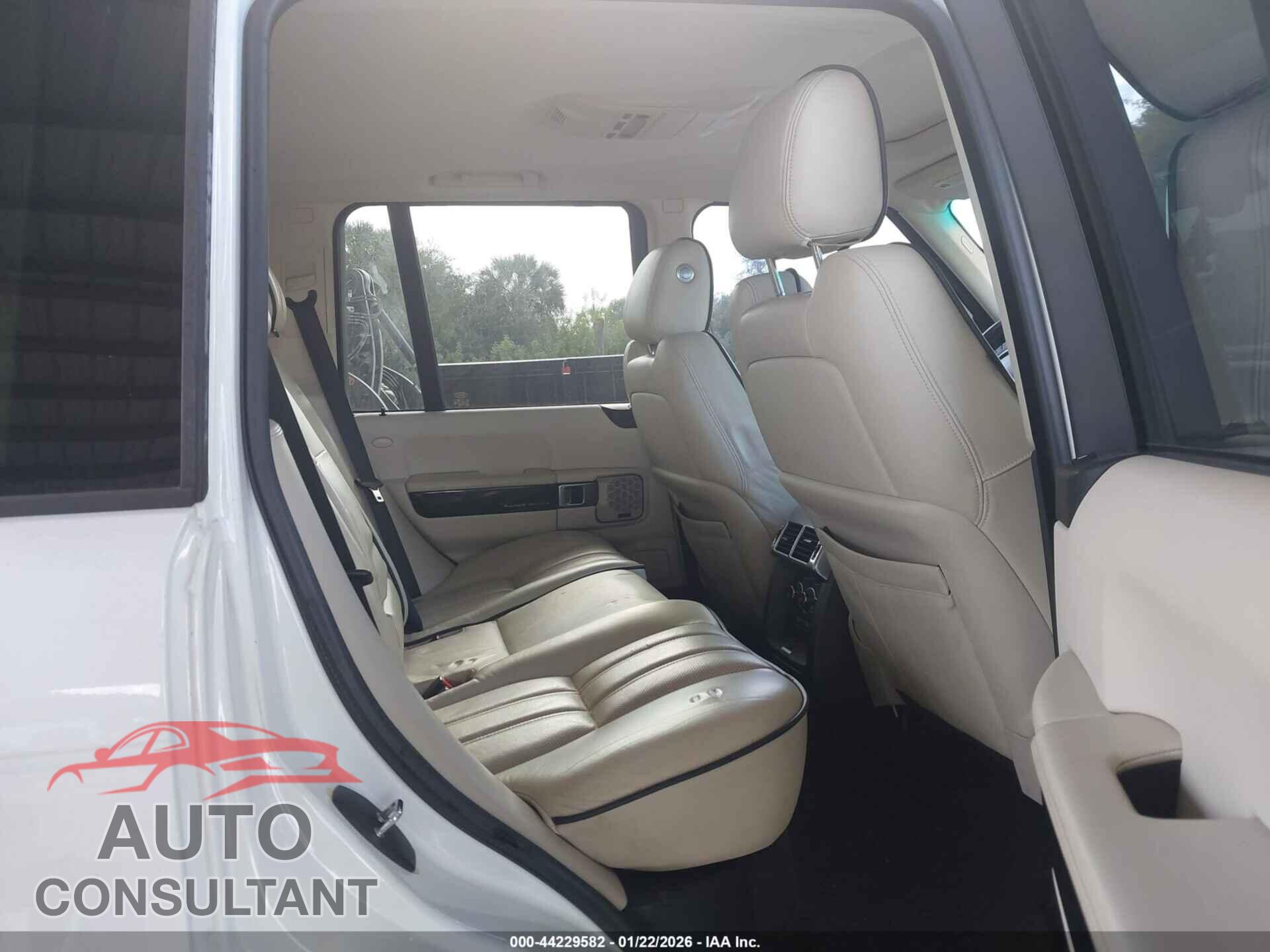 LAND ROVER RANGE ROVER 2012 - SALMF1D41CA388012